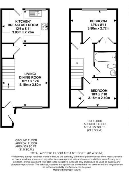 2 Bedrooms Terraced house for sale in Woking, Surrey GU21