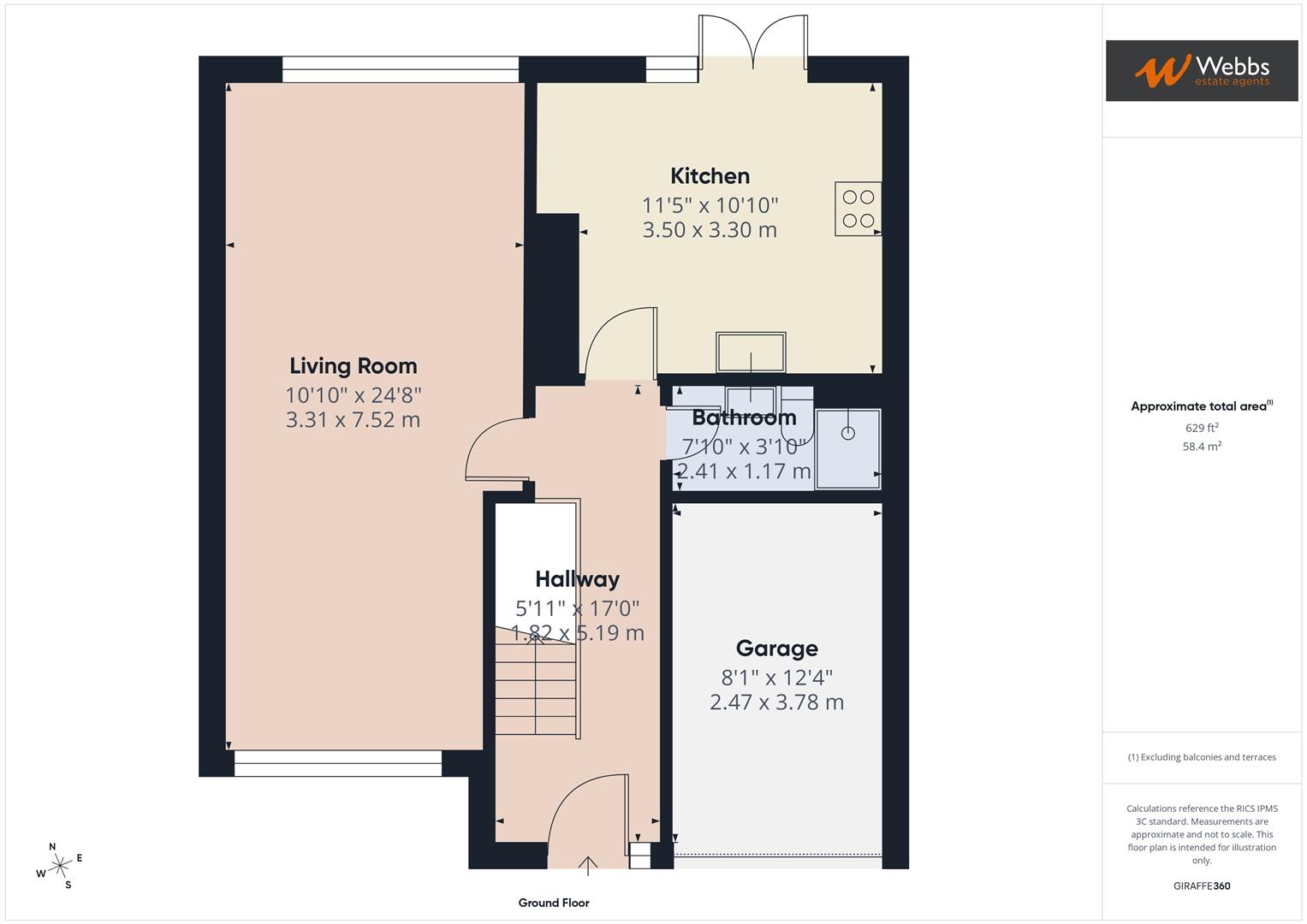 13, Coley Grove, Stafford floorplan