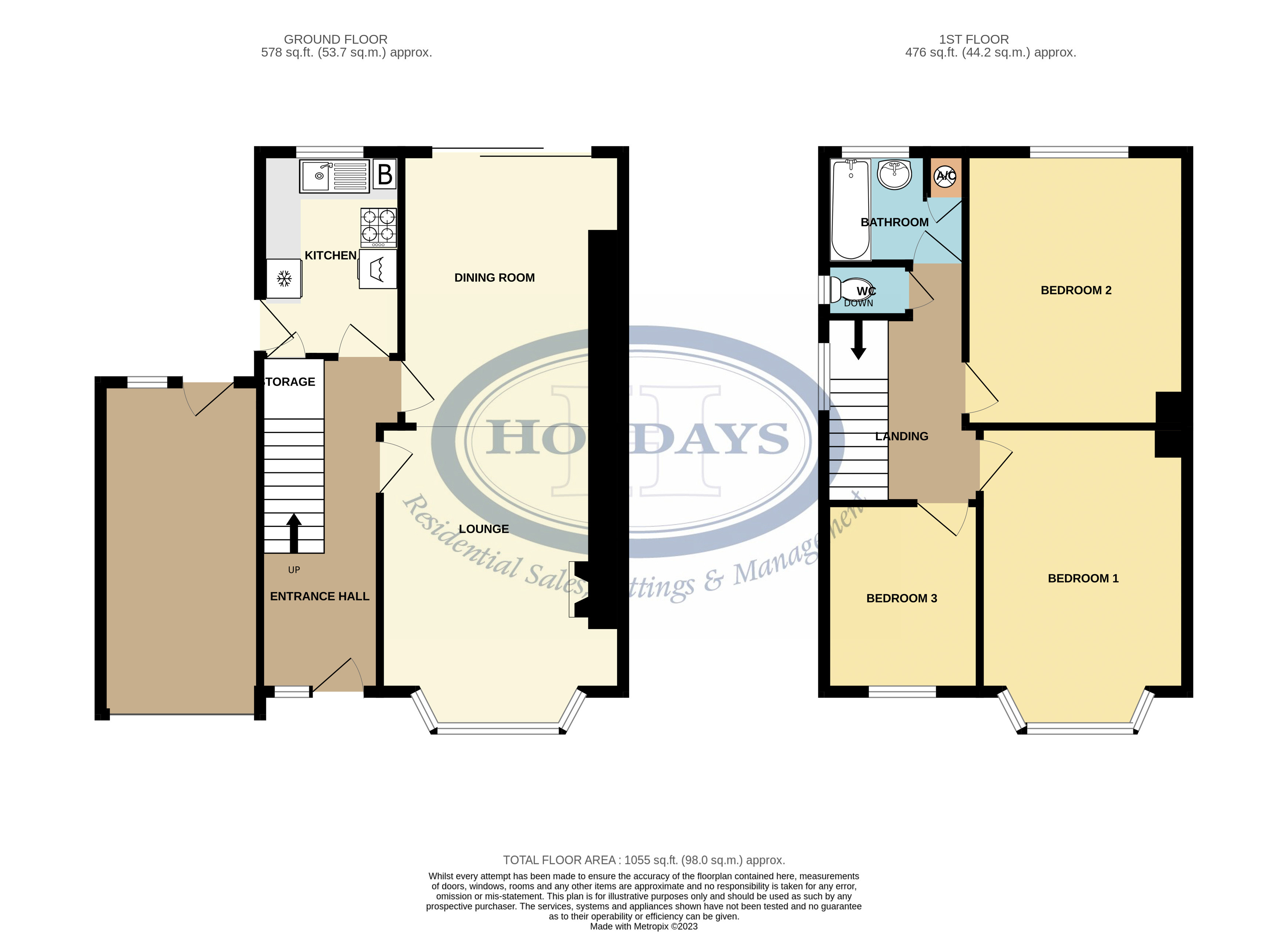 Peplins Way, Brookmans Park AL9, 3 bedroom semidetached house for sale