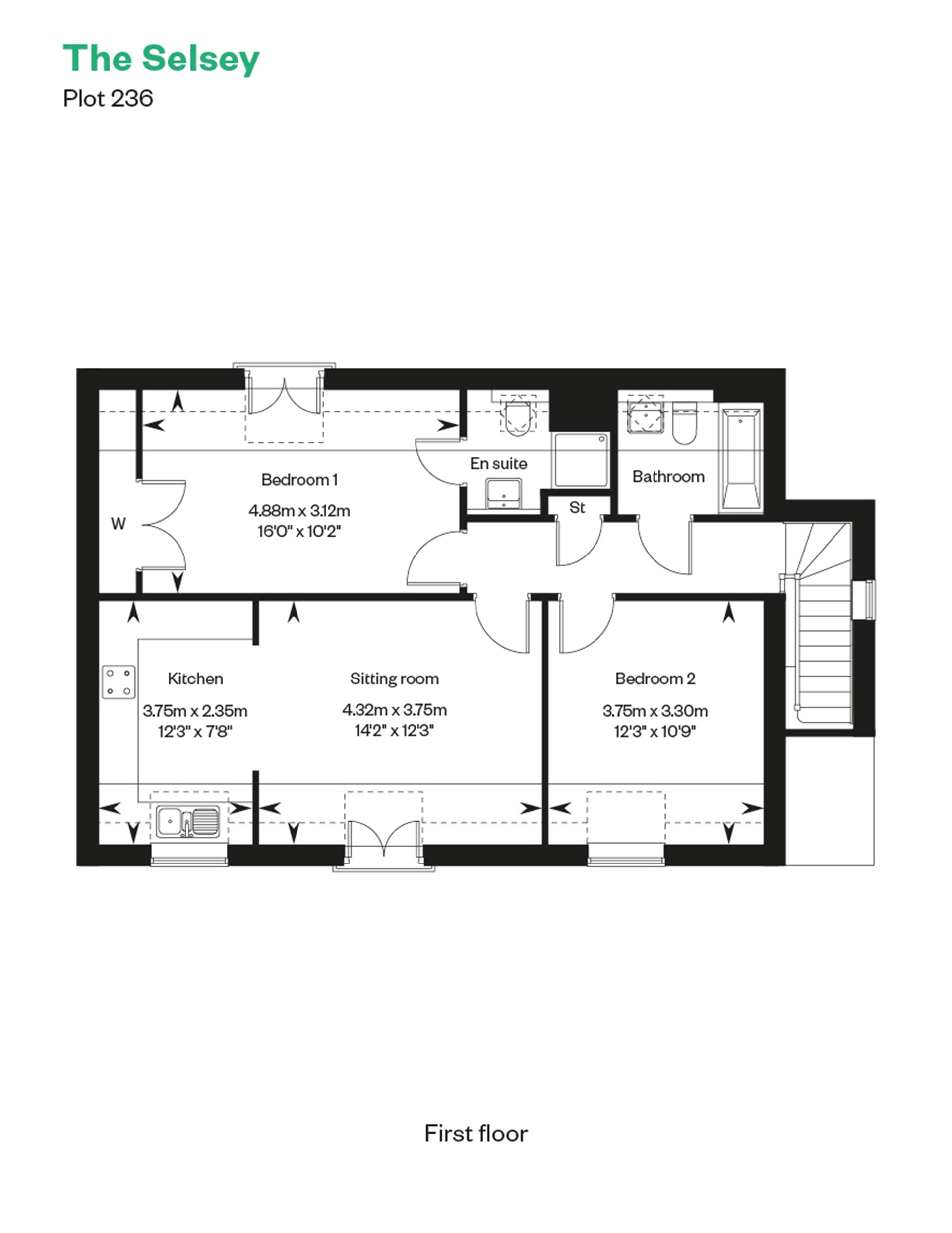 "The Selsey" at Sheerwater Way, Chichester PO20, 2 bedroom flat for sale 62741799 PrimeLocation
