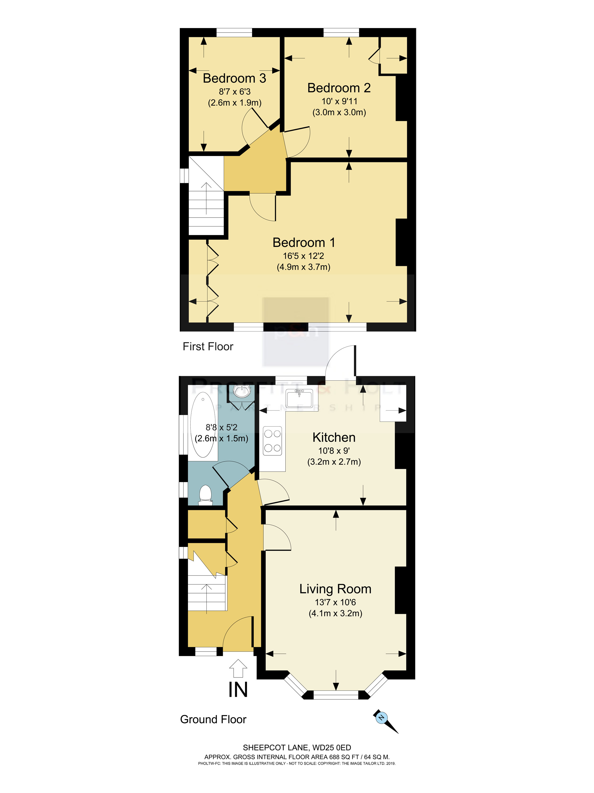 3 Bedrooms Semi-detached house for sale in Sheepcot Lane, Leavesden, Watford WD25