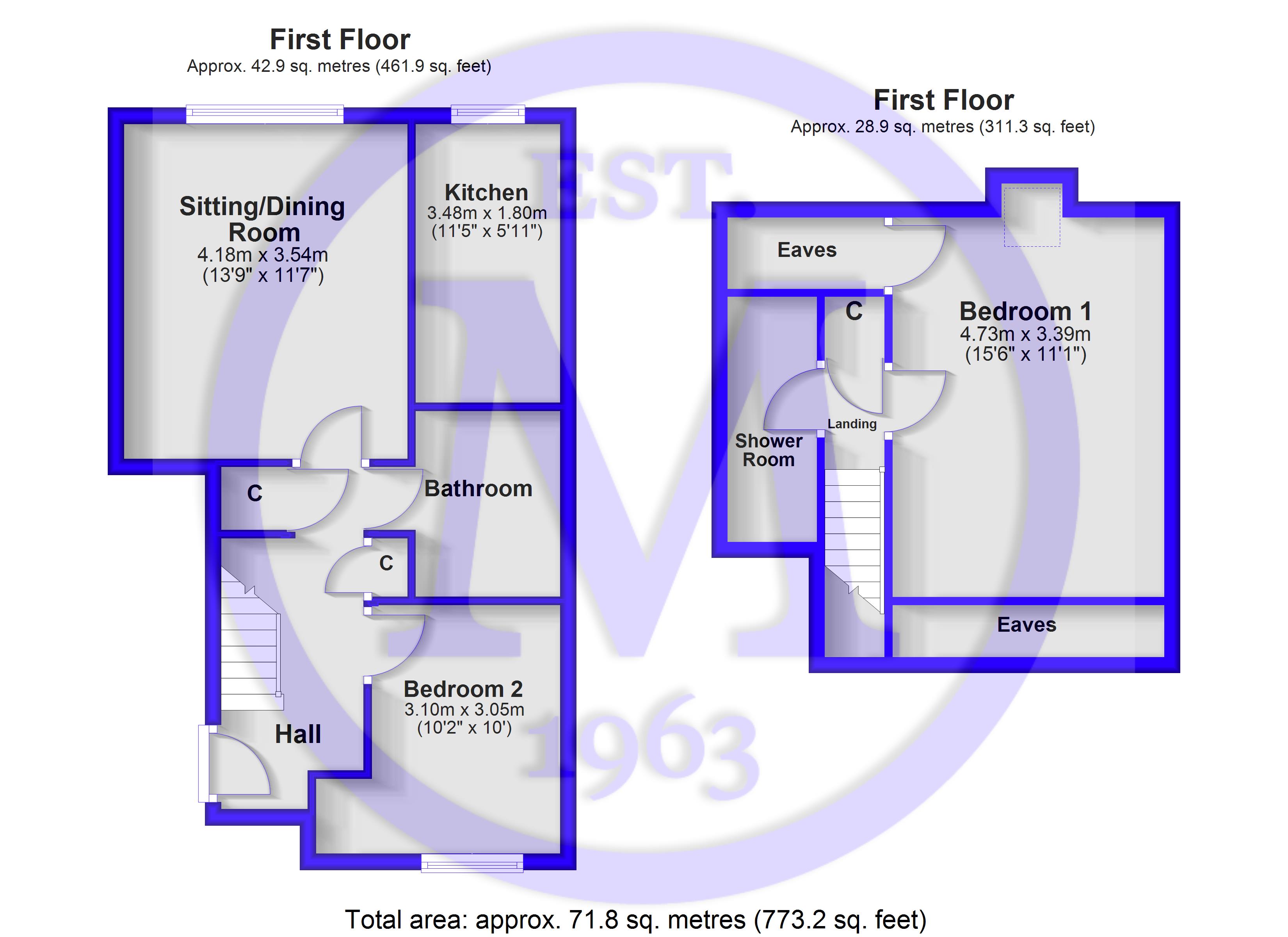 18, Bramshaw Way, New Milton floorplan