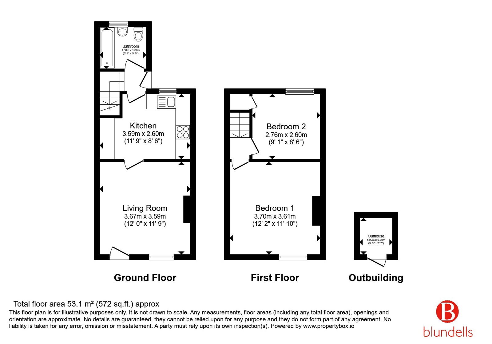 8, Little Lane, South Yorkshire floorplan