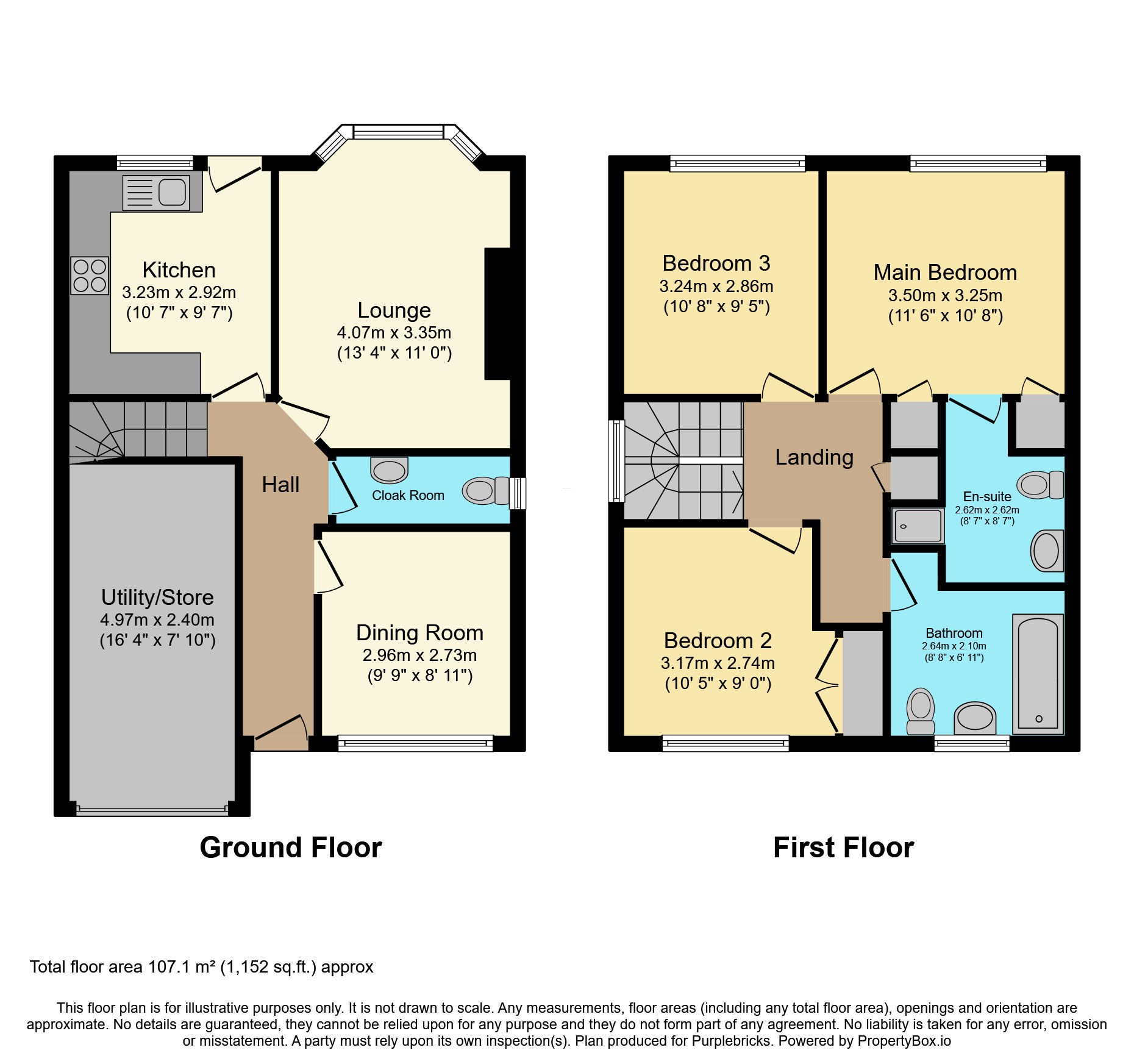1, Berwick Drive, Stenson Fields floorplan