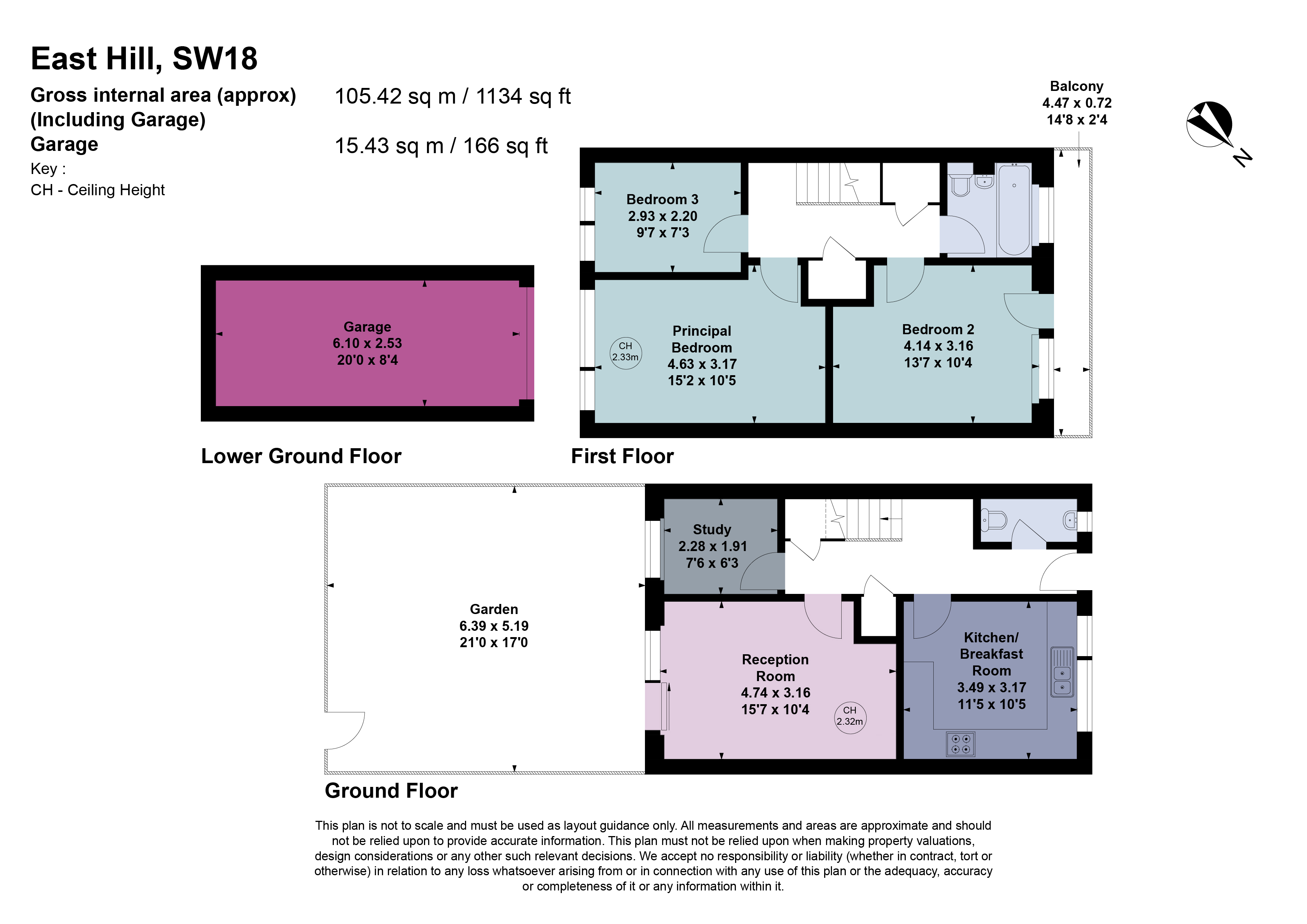 4, East Hill, London floorplan