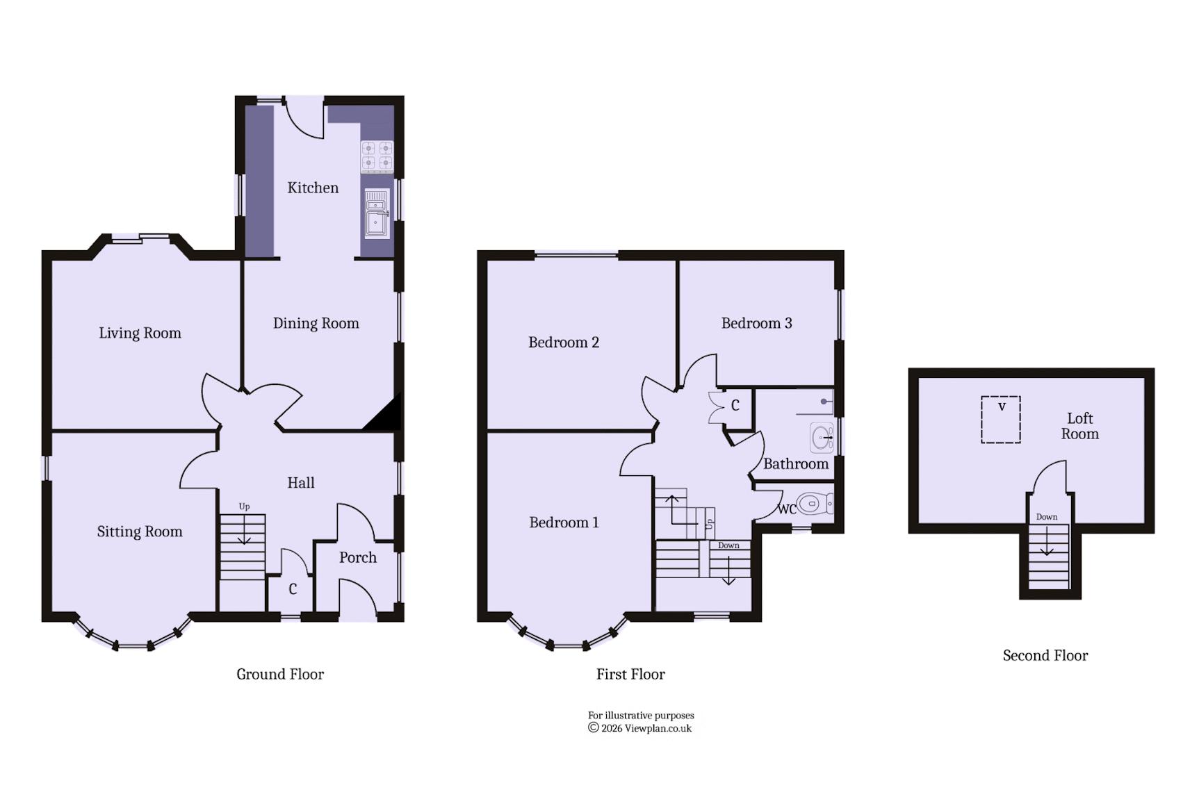 105, Westbourne Road, Penarth floorplan