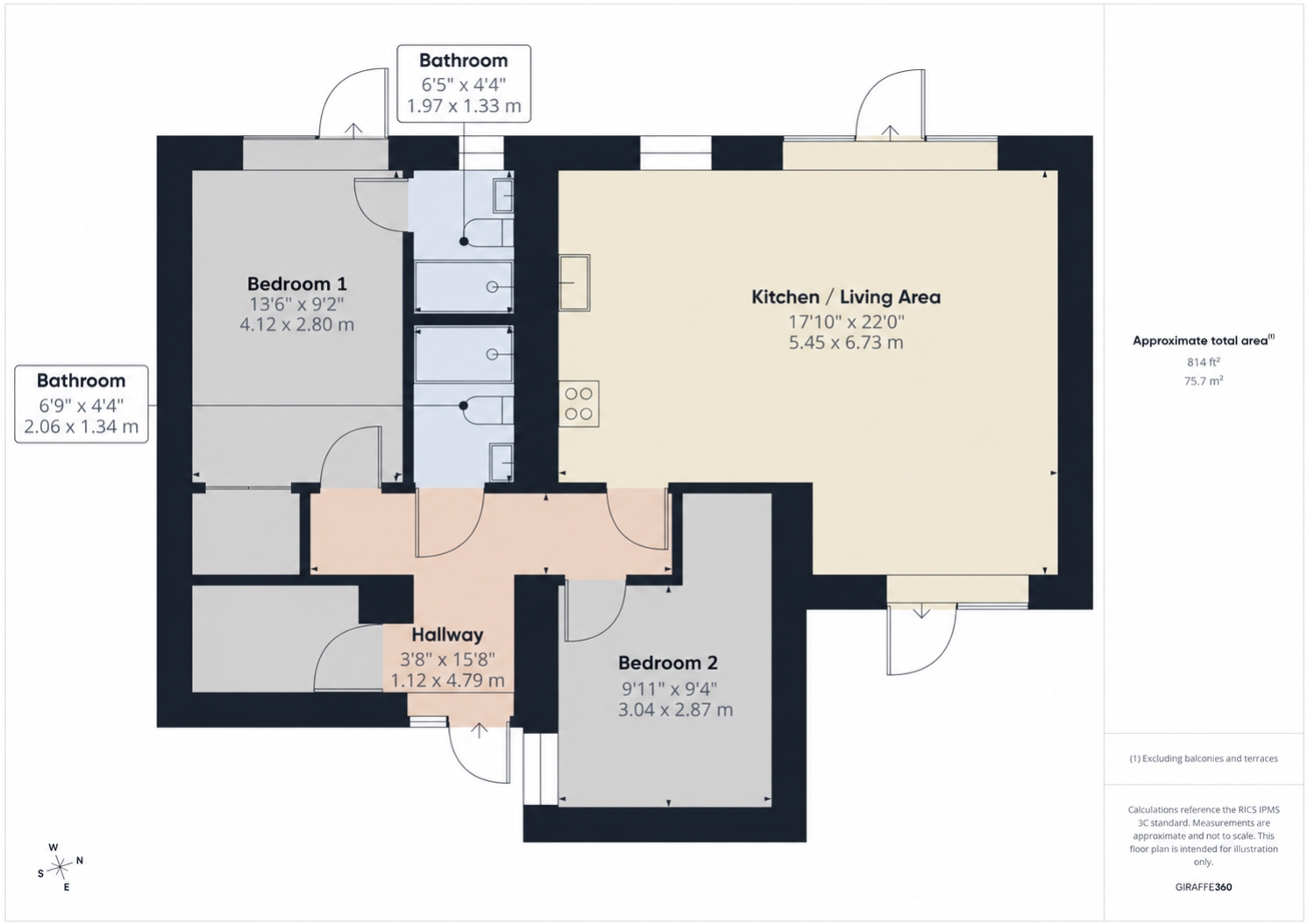 Flat 18, Dowty Lofts, Cheltenham floorplan