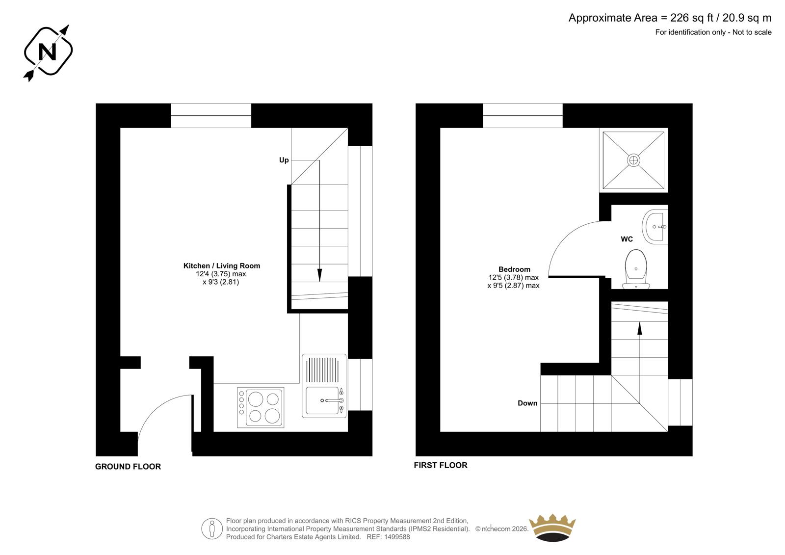 Studio 3, 4, St. Michaels Place, East Sussex floorplan