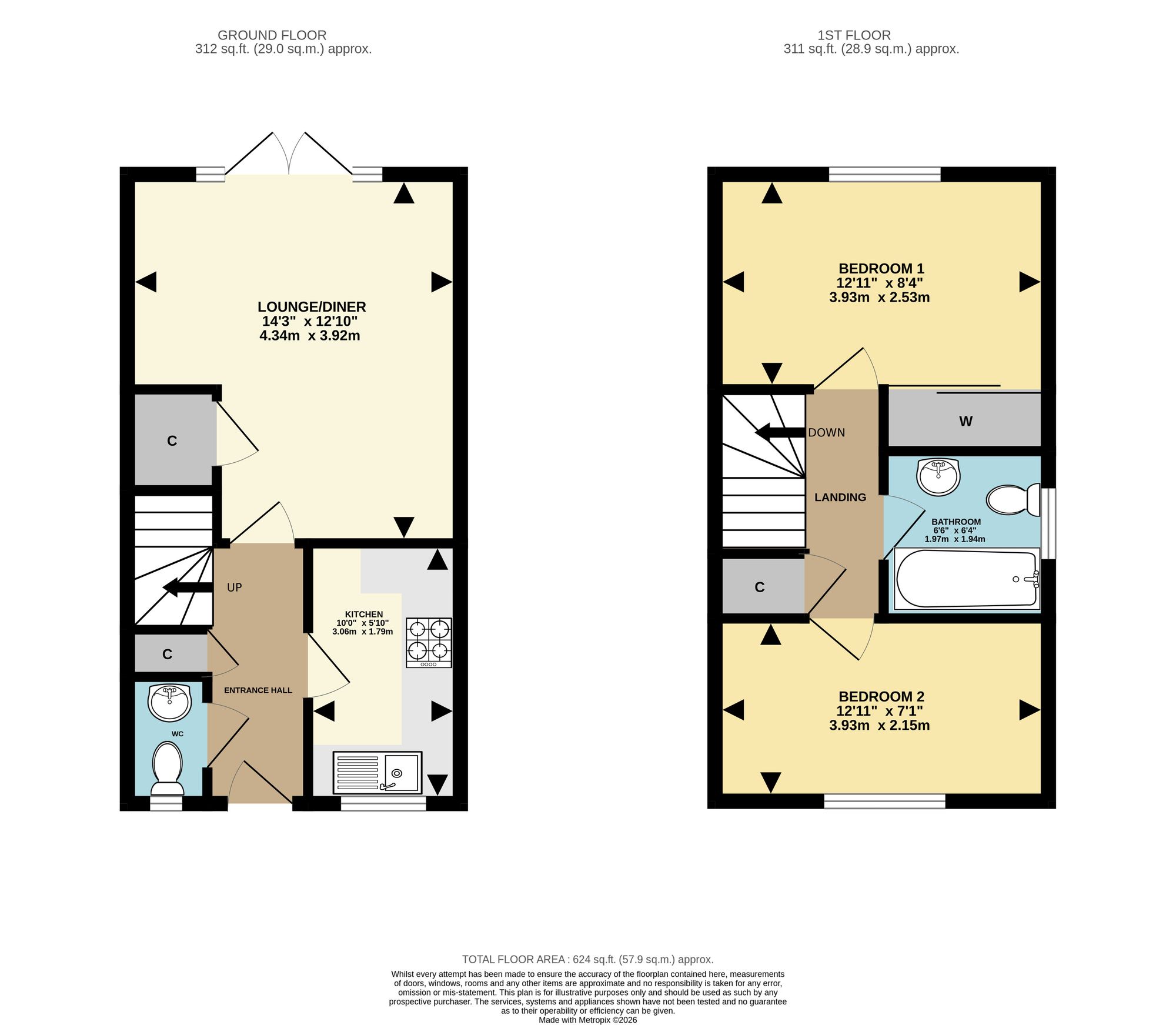 9 Purple Emperor Grove, Sittingbourne floorplan