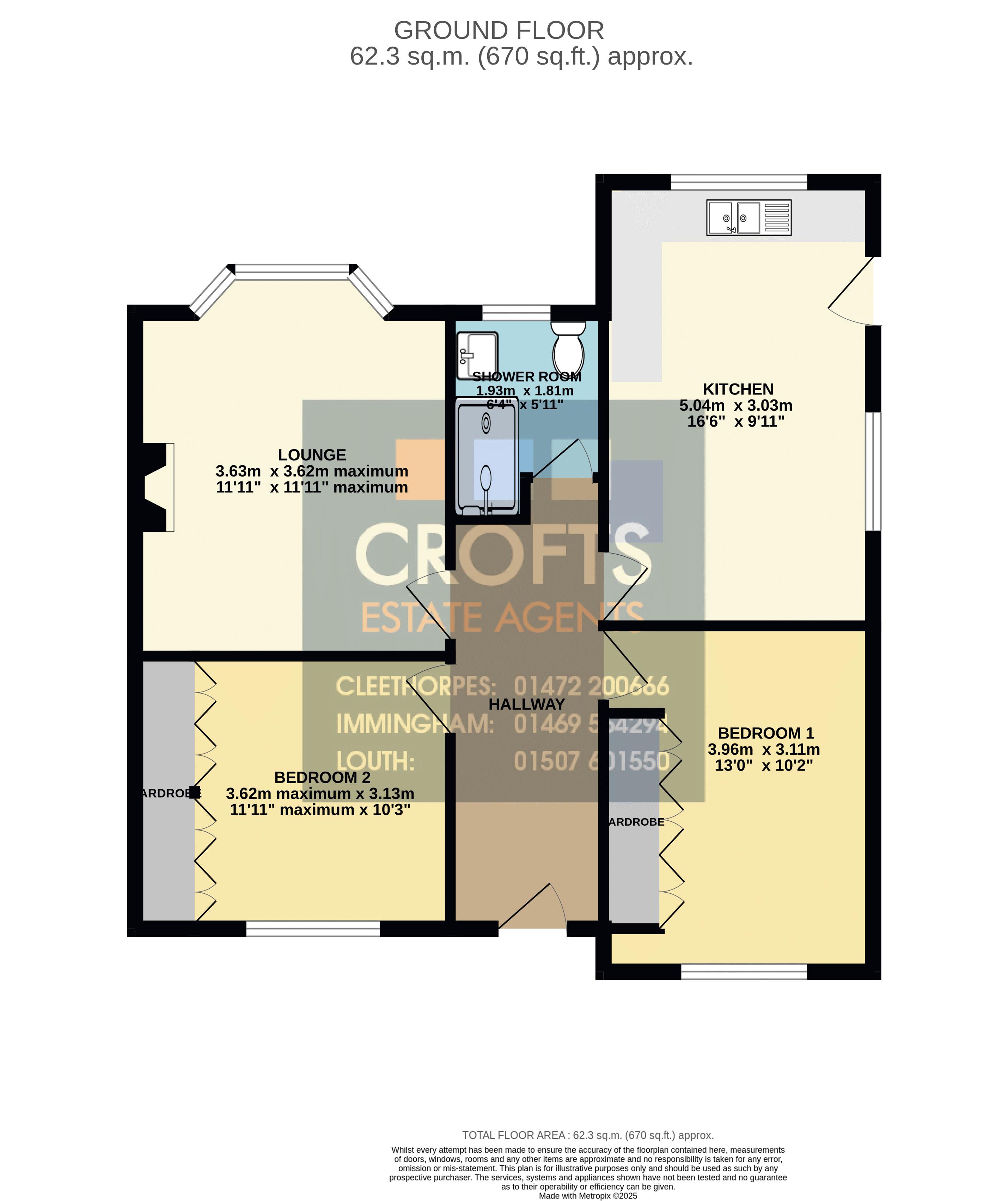 106, Tetney Lane, Holton-Le-Clay floorplan