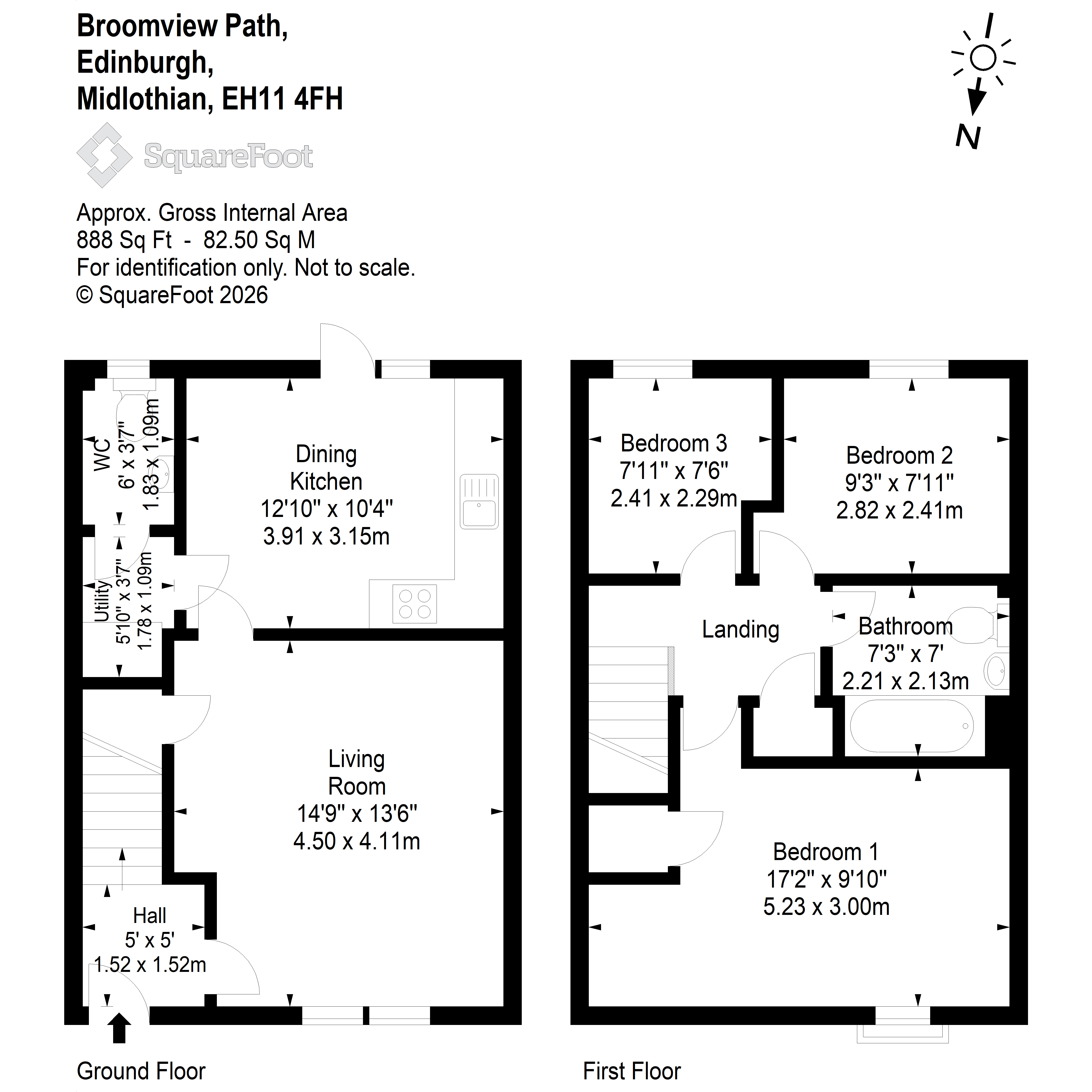 7, Broomview Path, Edinburgh floorplan