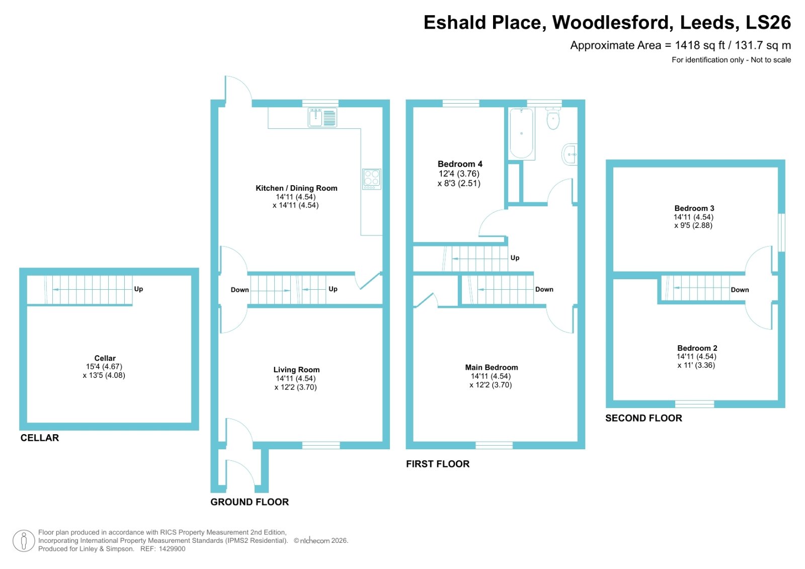 88, Eshald Place, Leeds floorplan