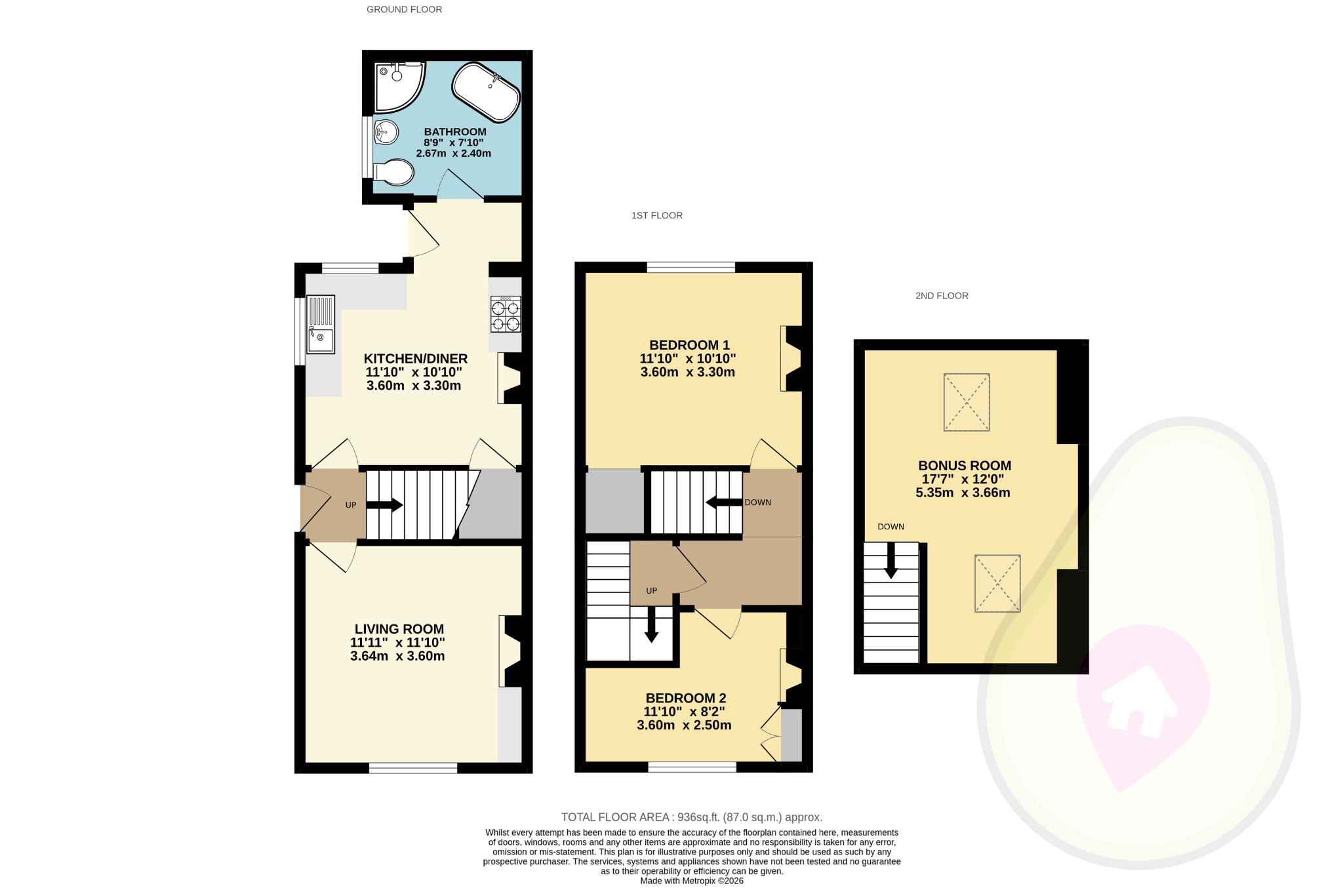 2 Tile Cottages, Terrace Road North, Bracknell floorplan