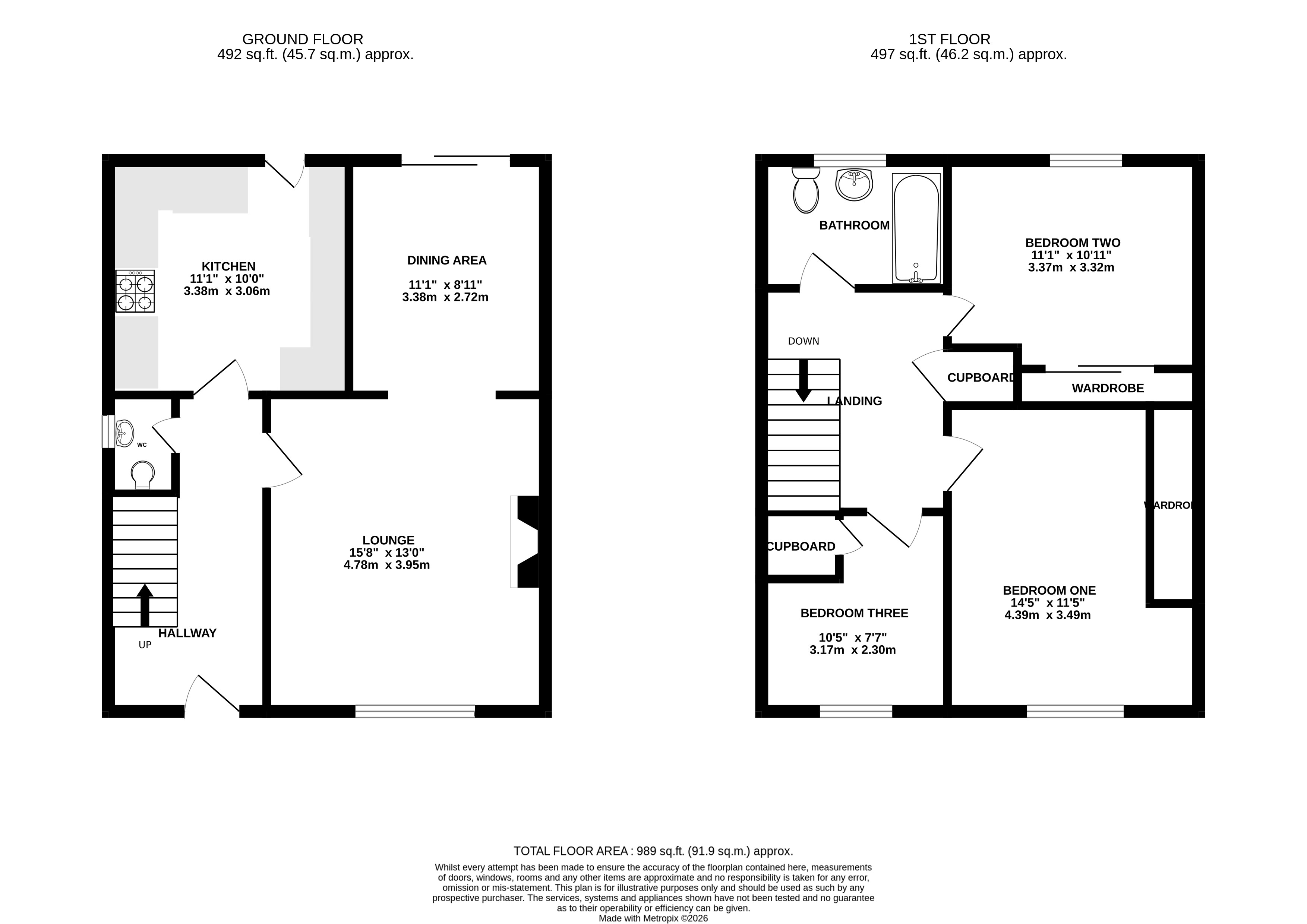 1, Laburnum Lane, Sturry floorplan