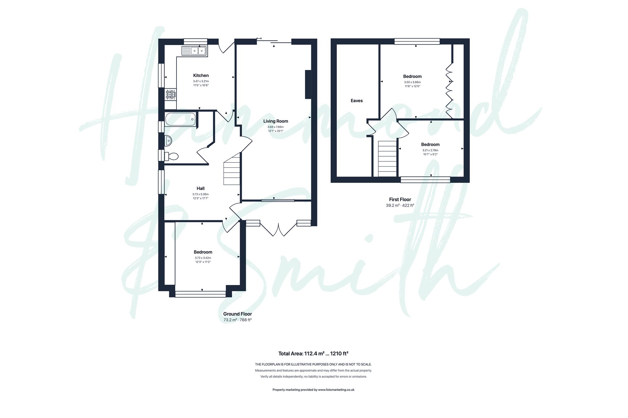 11 Hows Mead, Epping floorplan