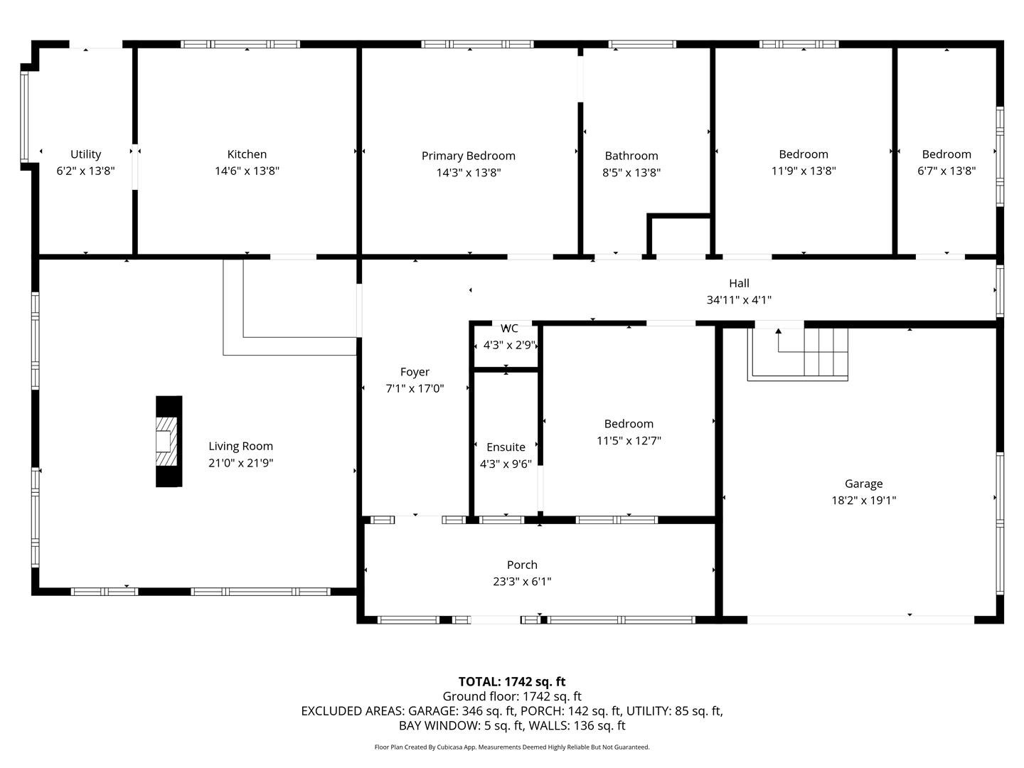 13, Highfield Crescent, Onchan Isle Of Man floorplan