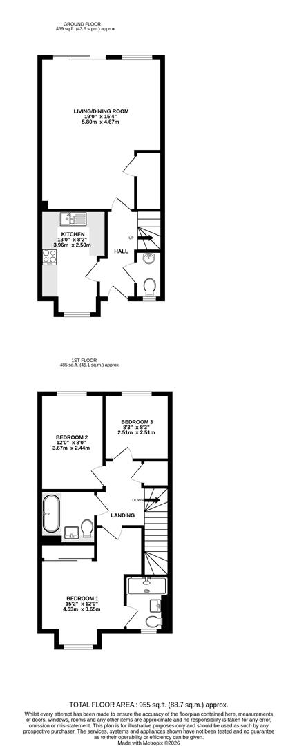 25, Evergreen Drive, West Drayton floorplan