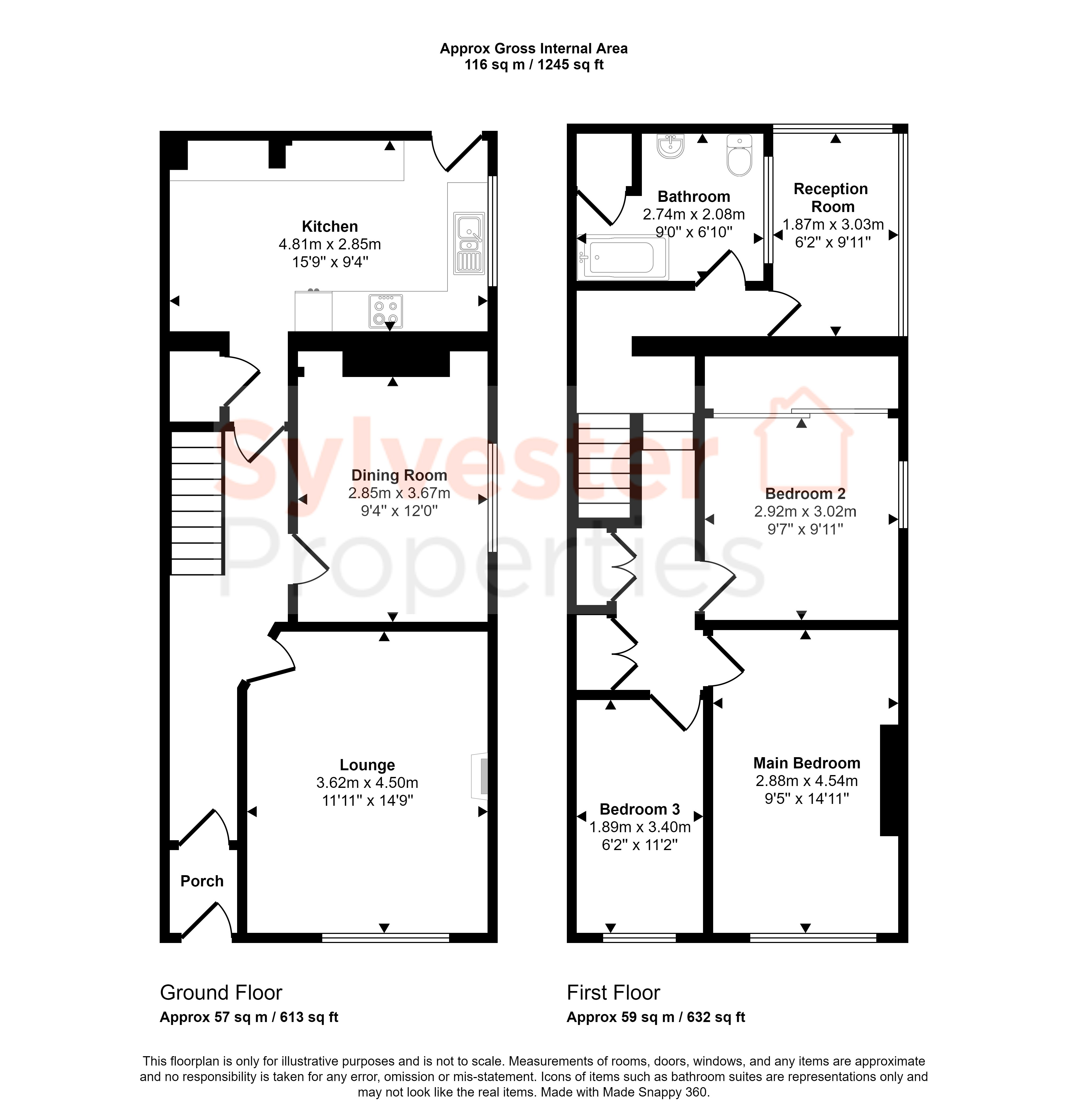 Laurvig House, Craghead floorplan