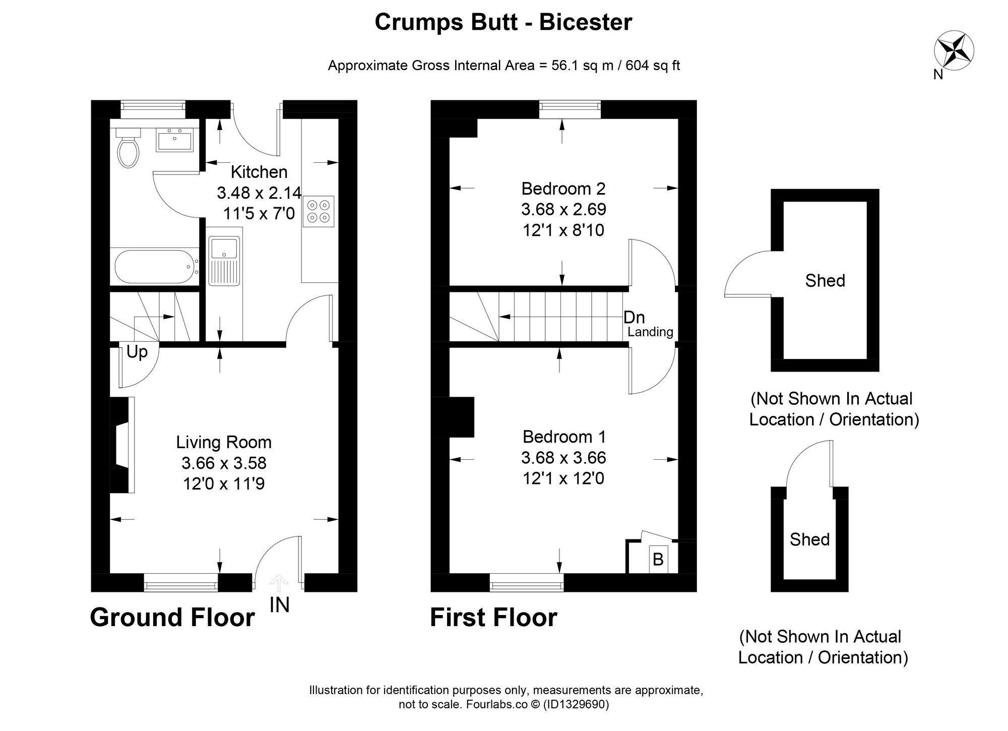 8 Crumps Butts, Bicester floorplan