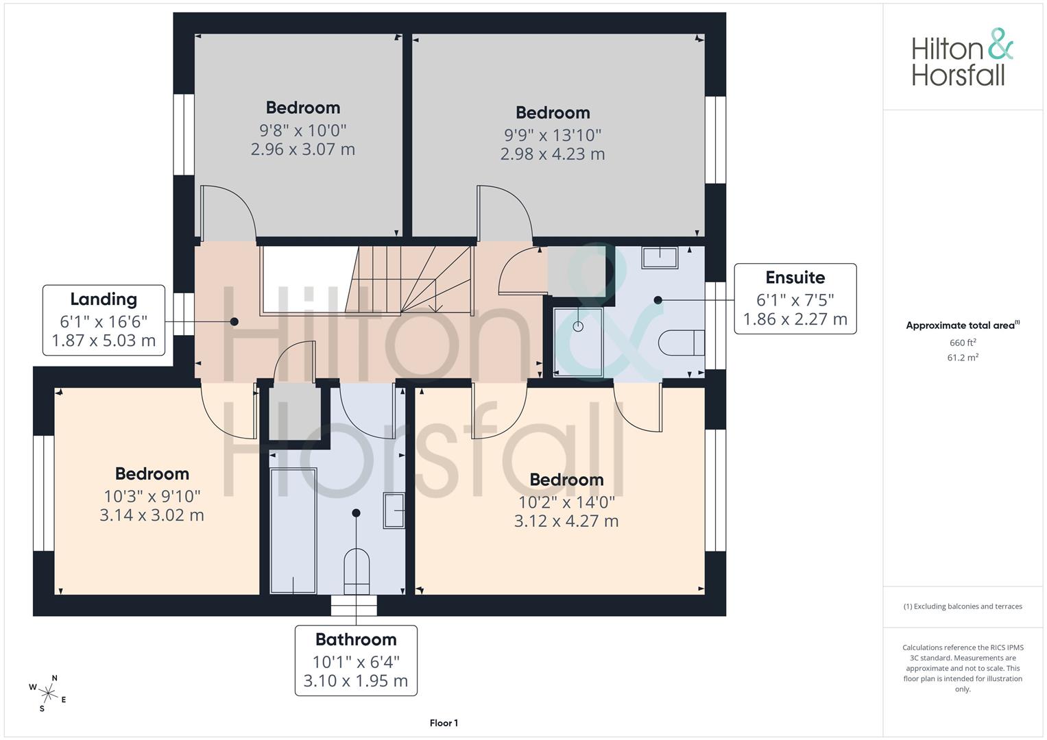 3, Coates Road, Colne floorplan