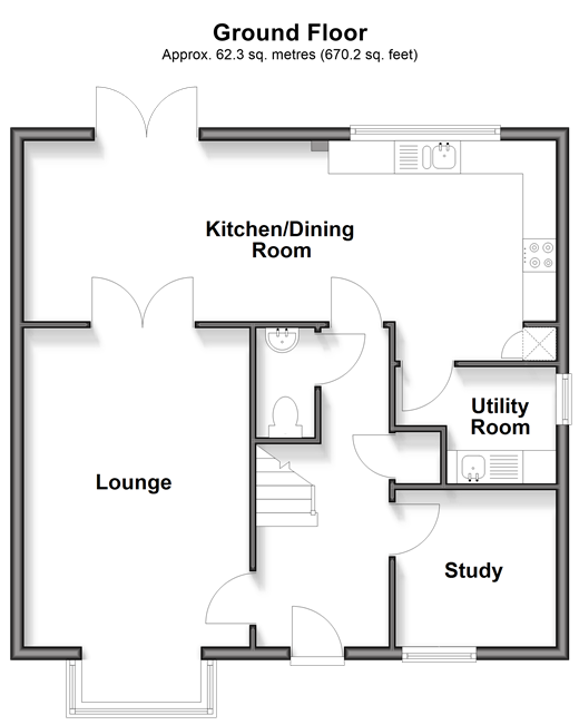 Cambridgeshire Walk, Faygate floorplan