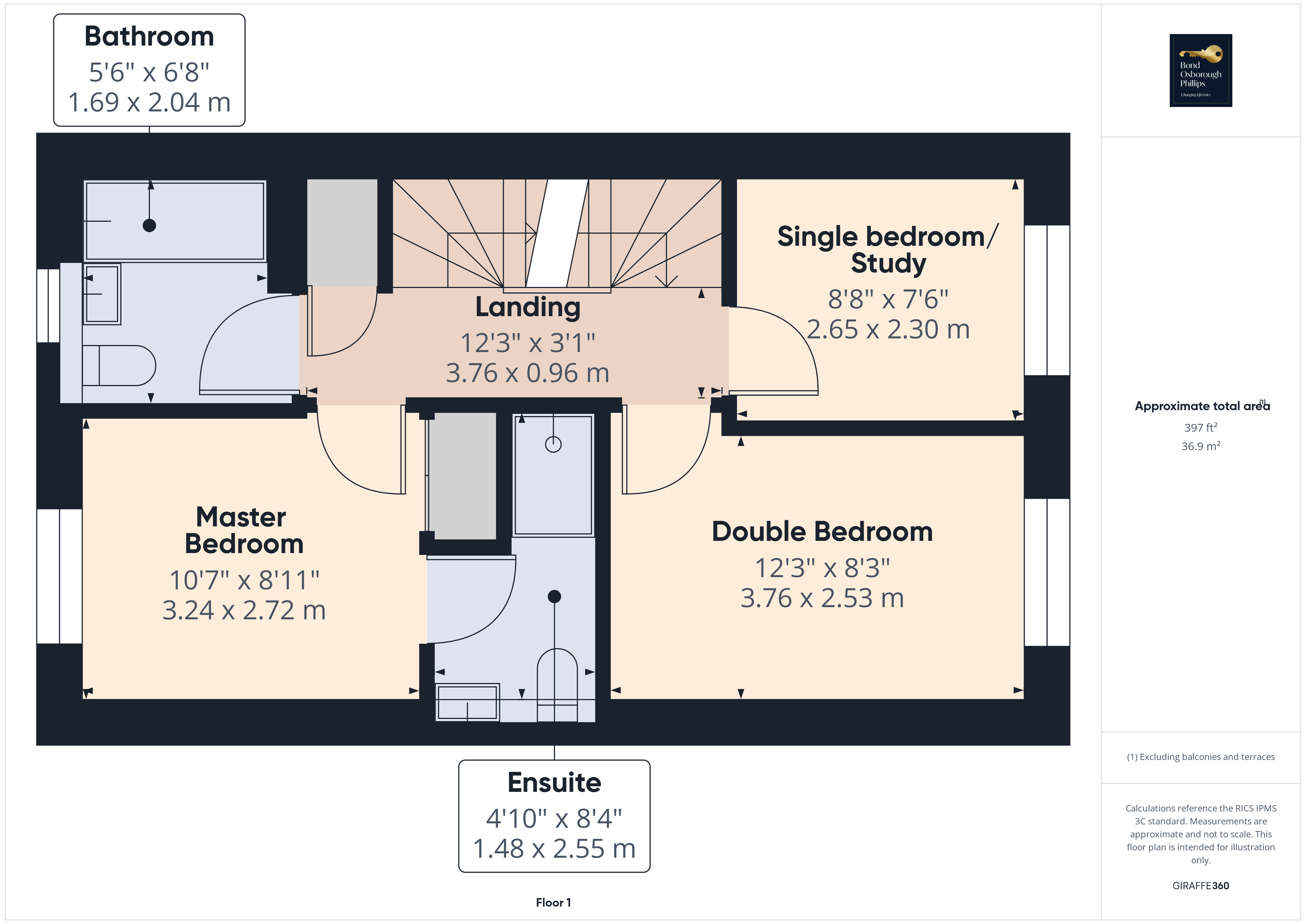 2 Copper Row,, New Park Road, Cornwall floorplan