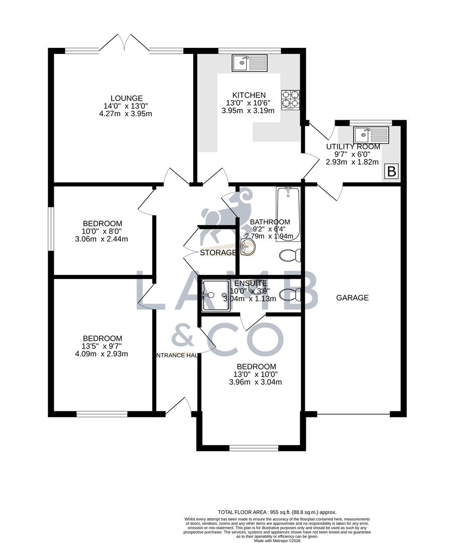 37, Mill Lane Weeley Heath, Clacton-On-Sea floorplan