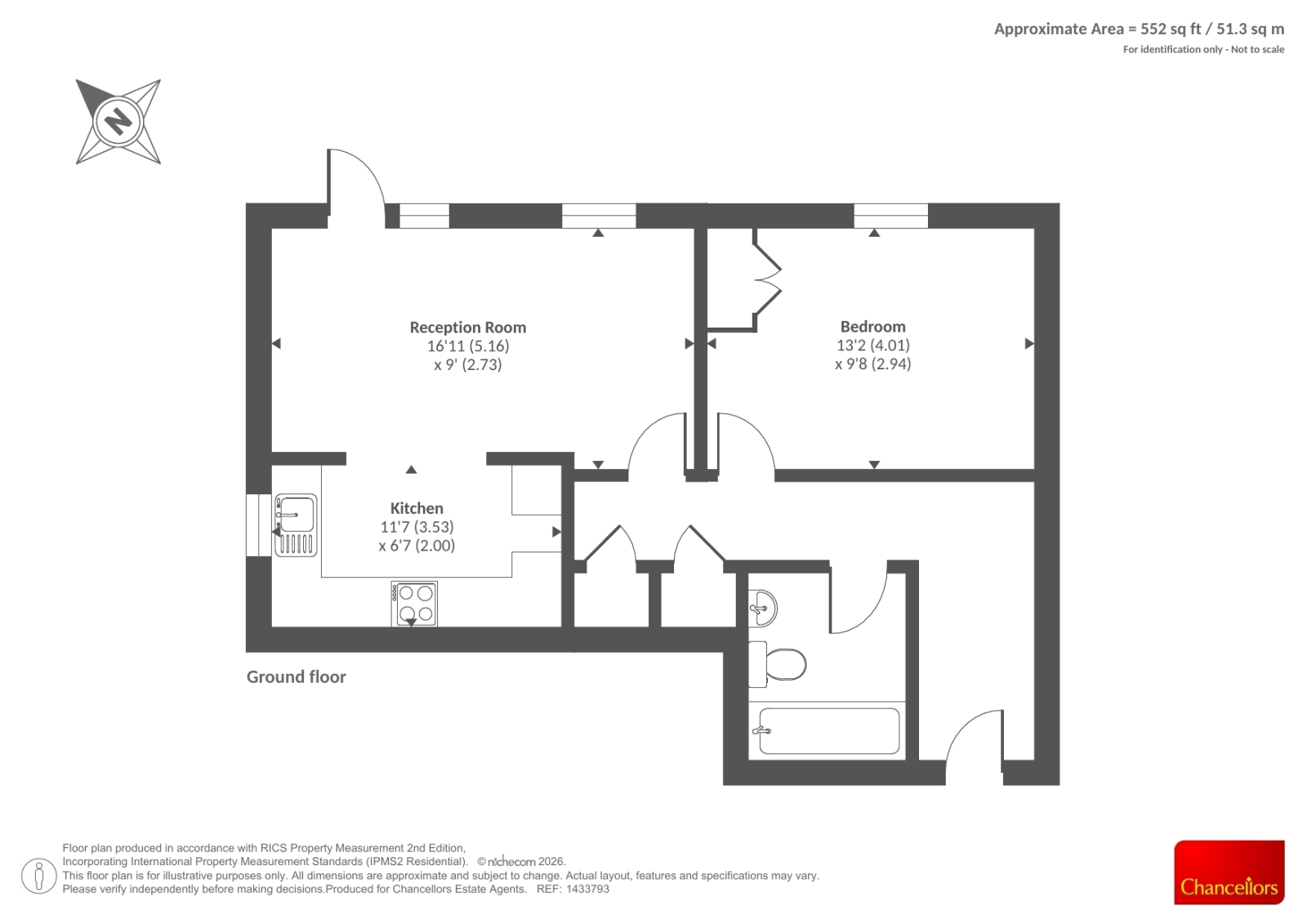 23, Rossetti Close, Hampshire floorplan