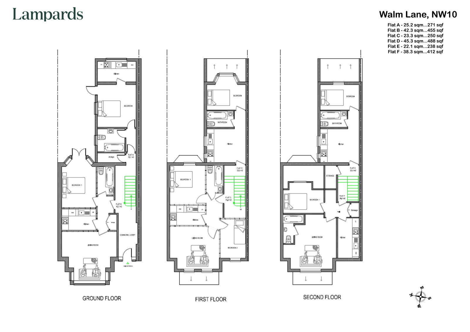 119, Walm Lane, London floorplan