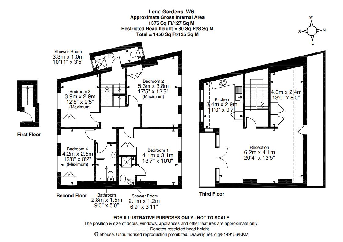 Lena Gardens, London floorplan