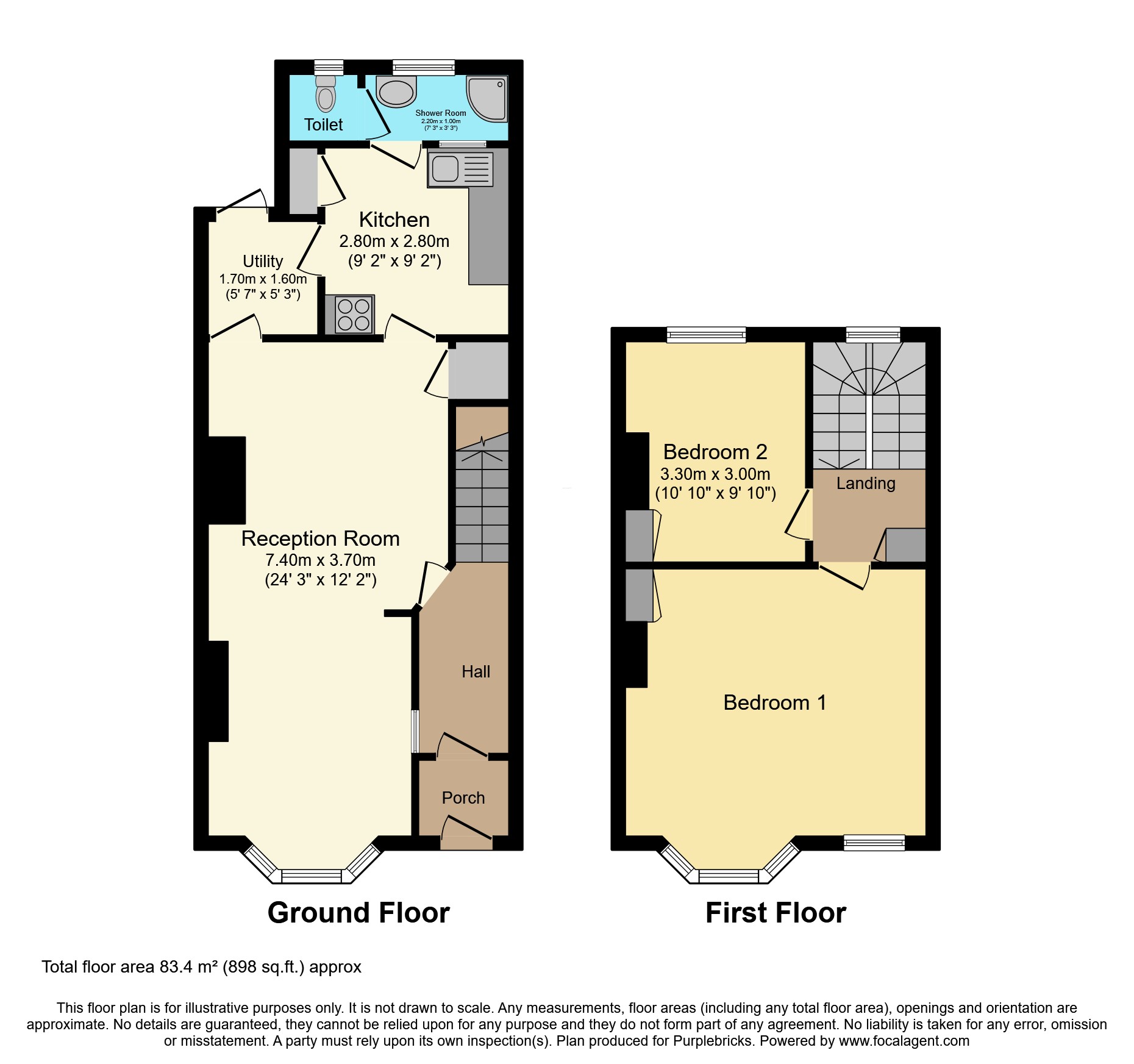 Lichfield Road, London E6, 2 bedroom terraced house for sale 67332159