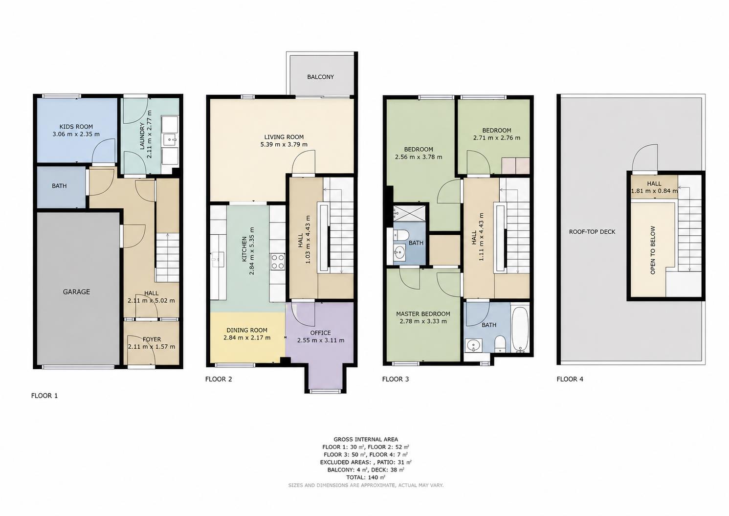 1, Francis Street, Cardiff floorplan
