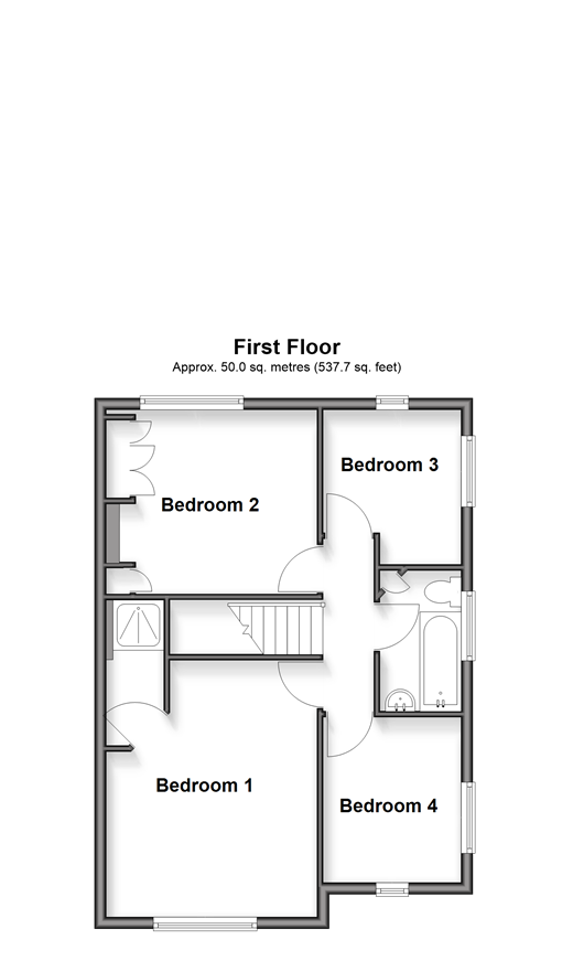Foxon Lane, Caterham floorplan