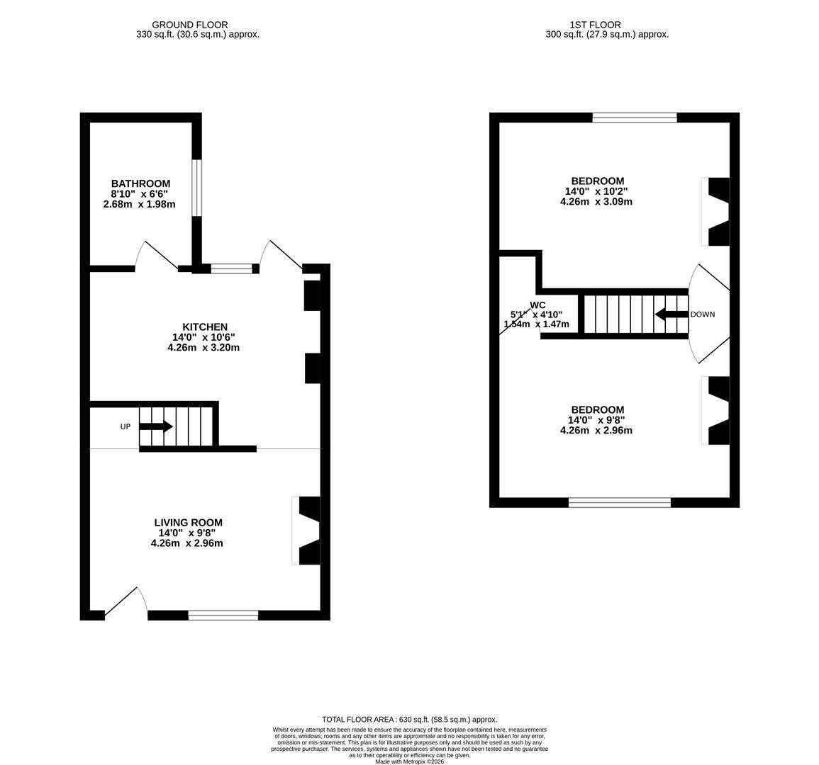 4, Spring Street, St. Leonards-On-Sea floorplan