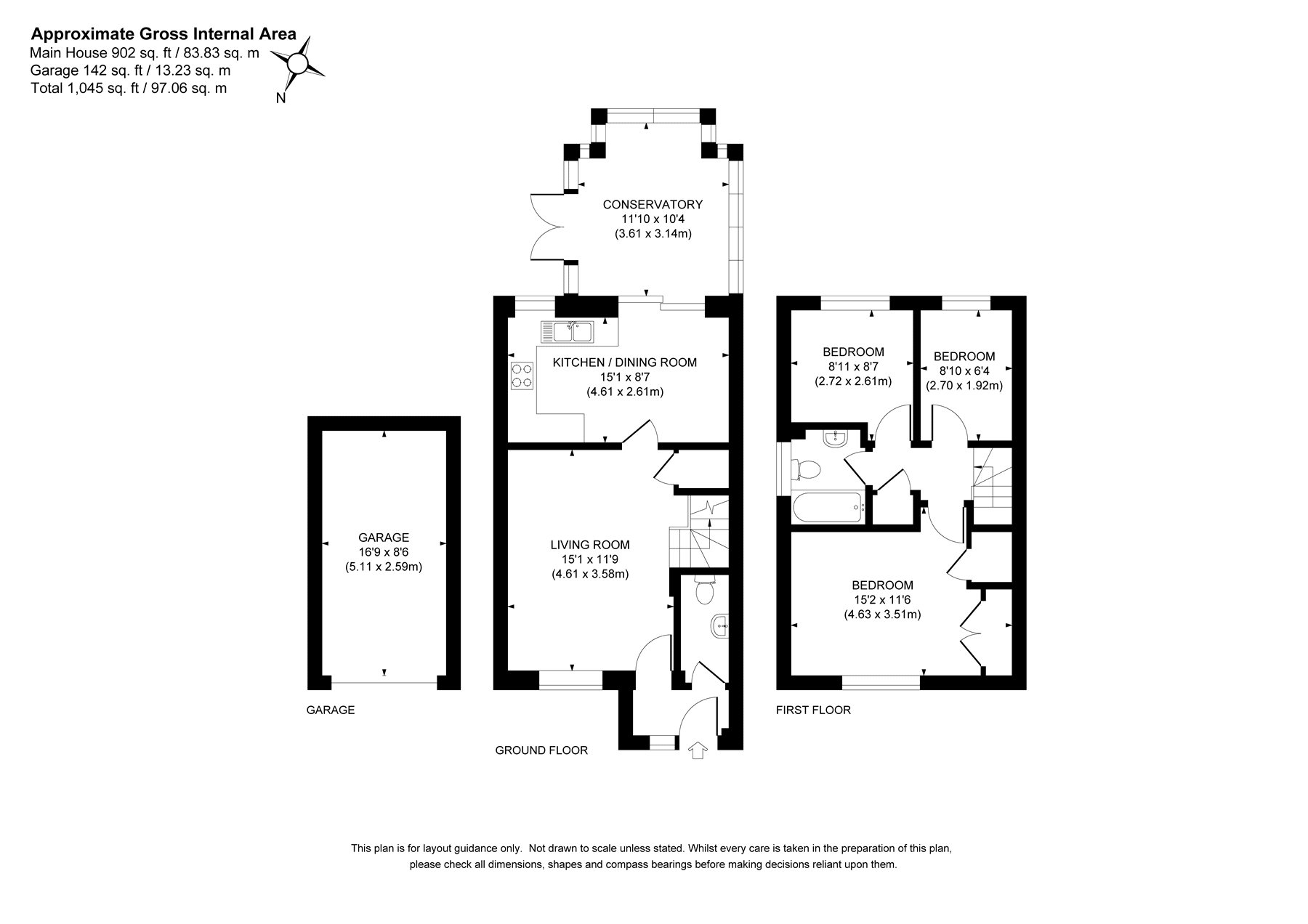 145, Percheron Drive, Woking floorplan