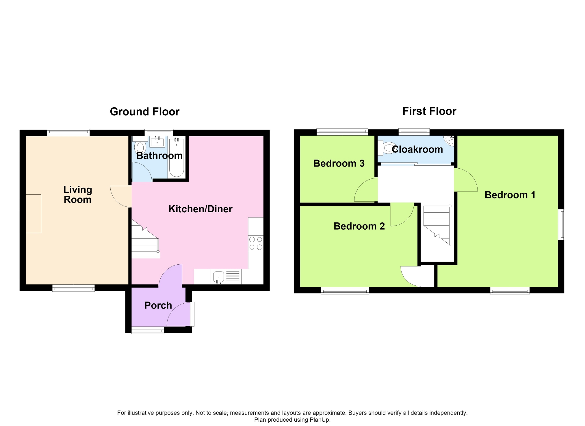 6, Rhydarw Terrace, Penycae floorplan
