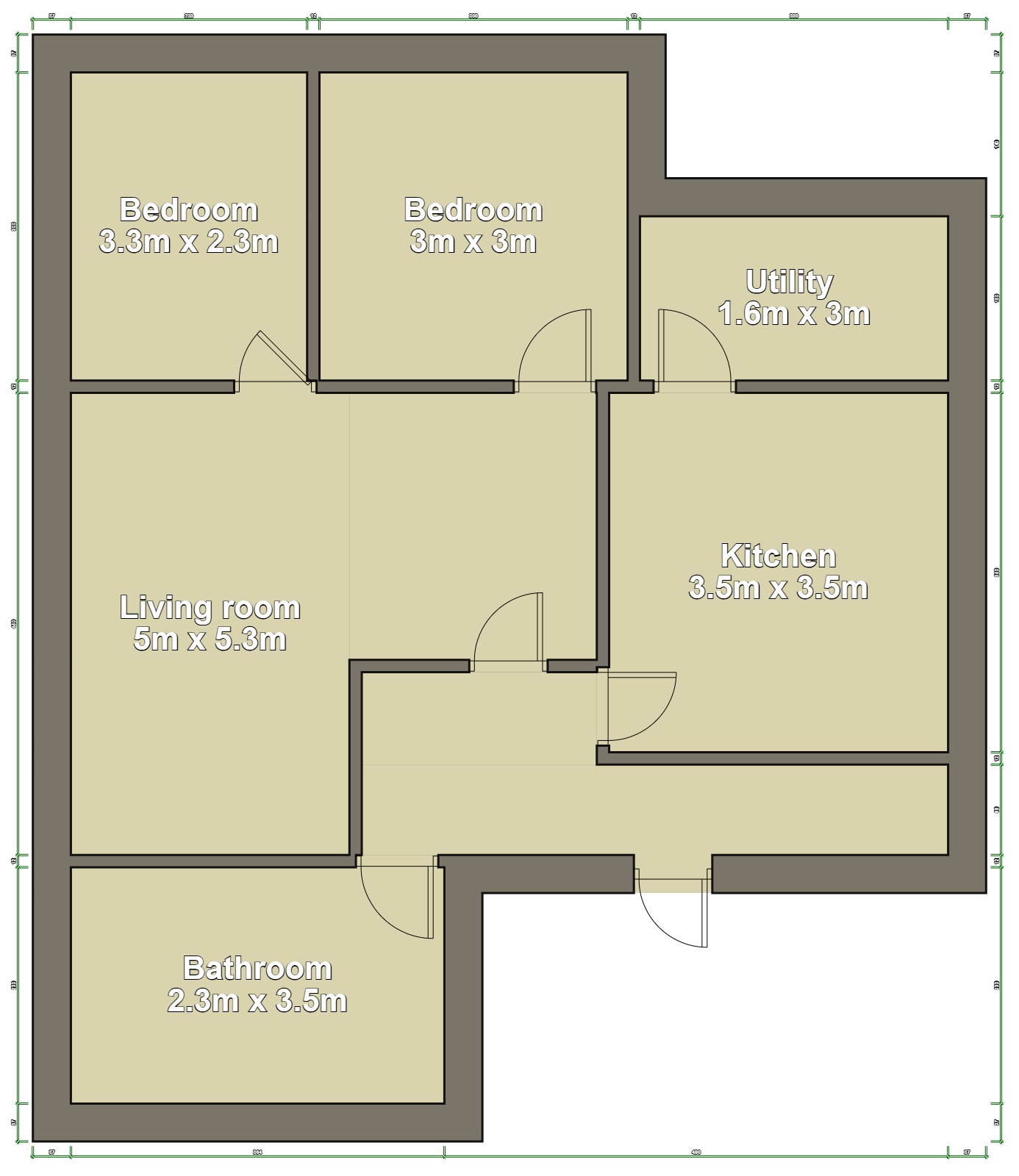 Rosswood, Aberdar floorplan