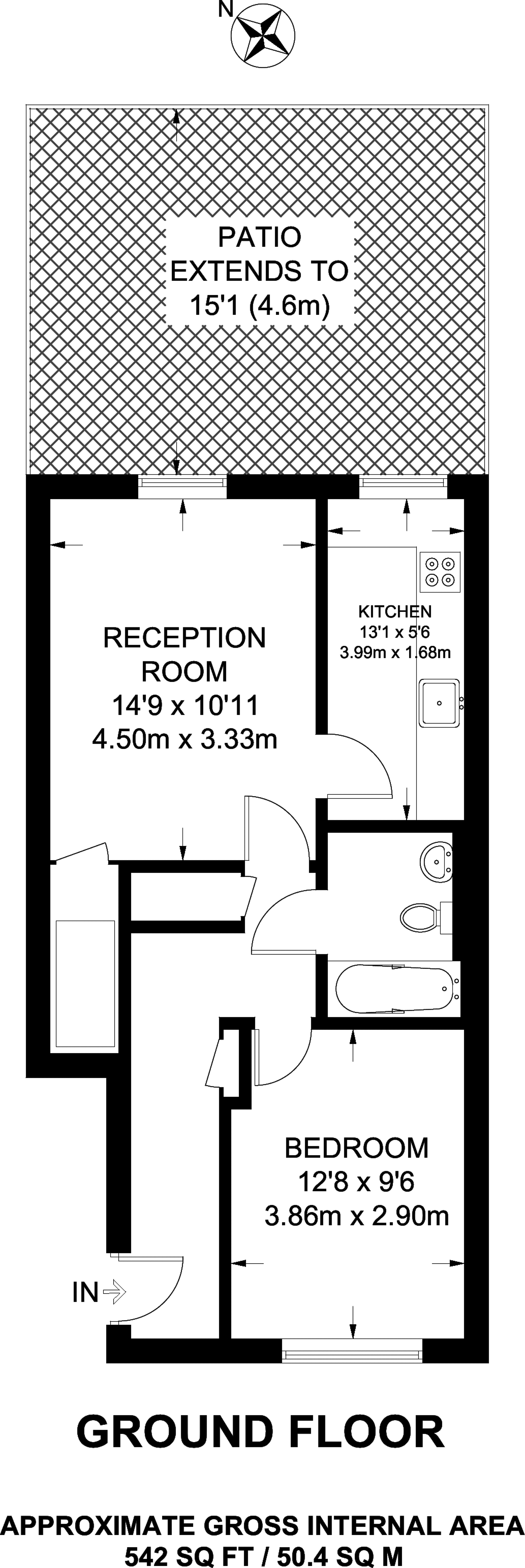 1 Bedrooms Flat to rent in Millman Street, Bloomsbury WC1N