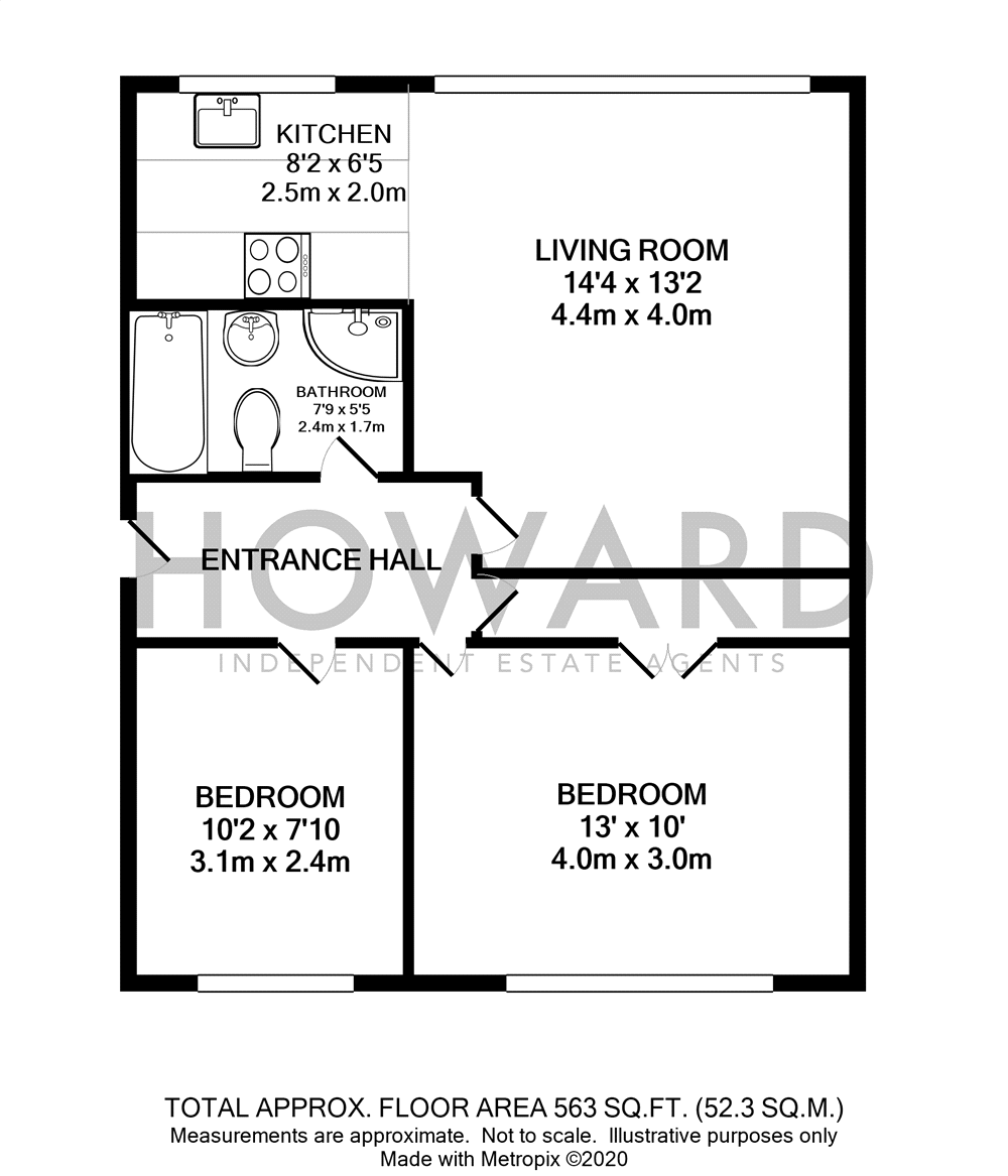 6, Abon House, Bristol floorplan