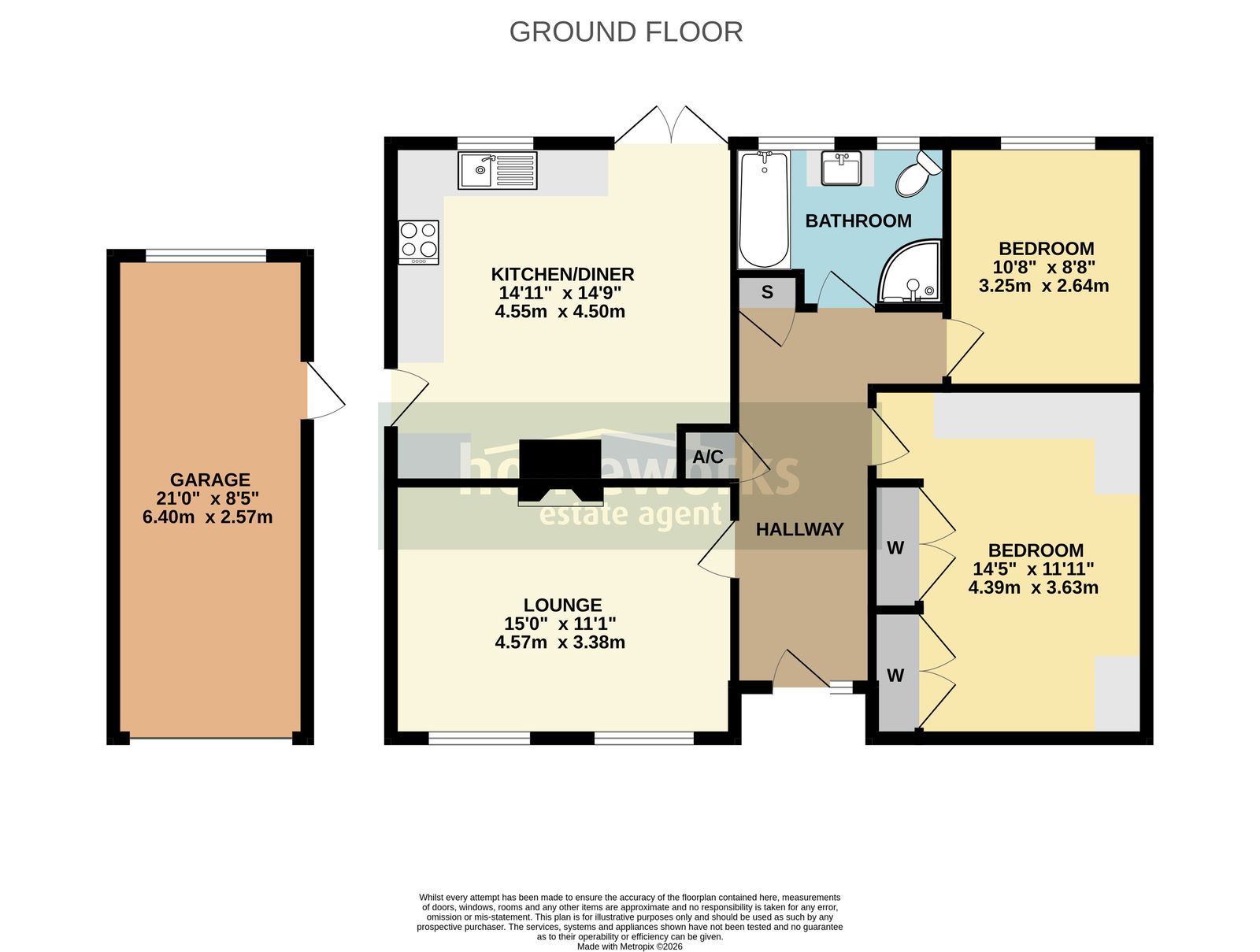5, Wollaston Avenue, Dereham floorplan