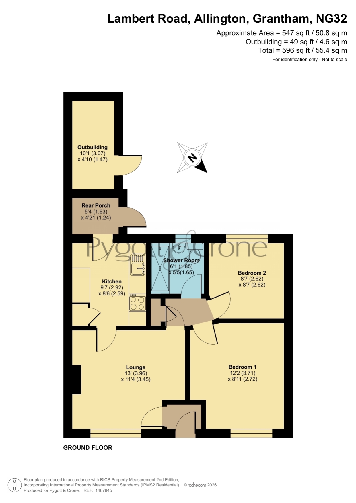 26, Lambert Road, Grantham floorplan
