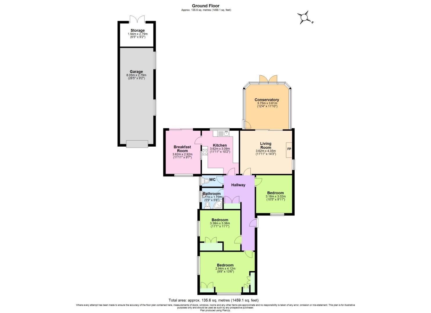 94, Cotgrave Lane, Tollerton floorplan