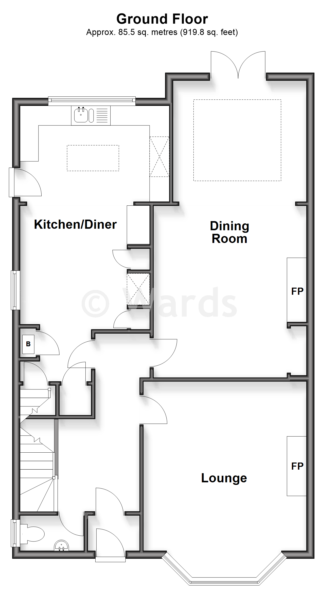 7, Roxburgh Road, Westgate On Sea floorplan