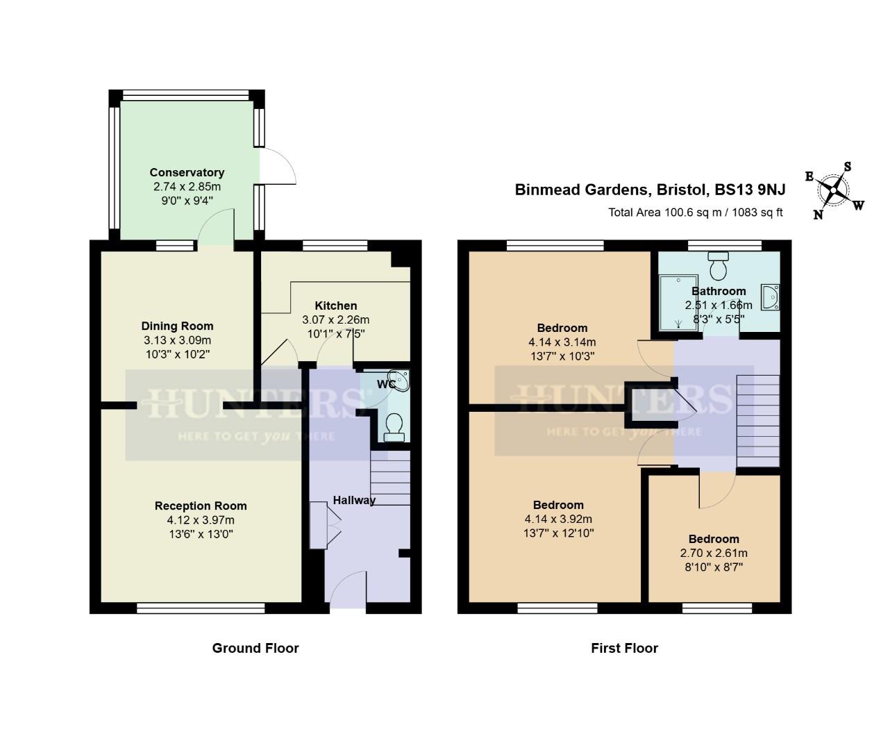 12, Binmead Gardens, Bristol floorplan