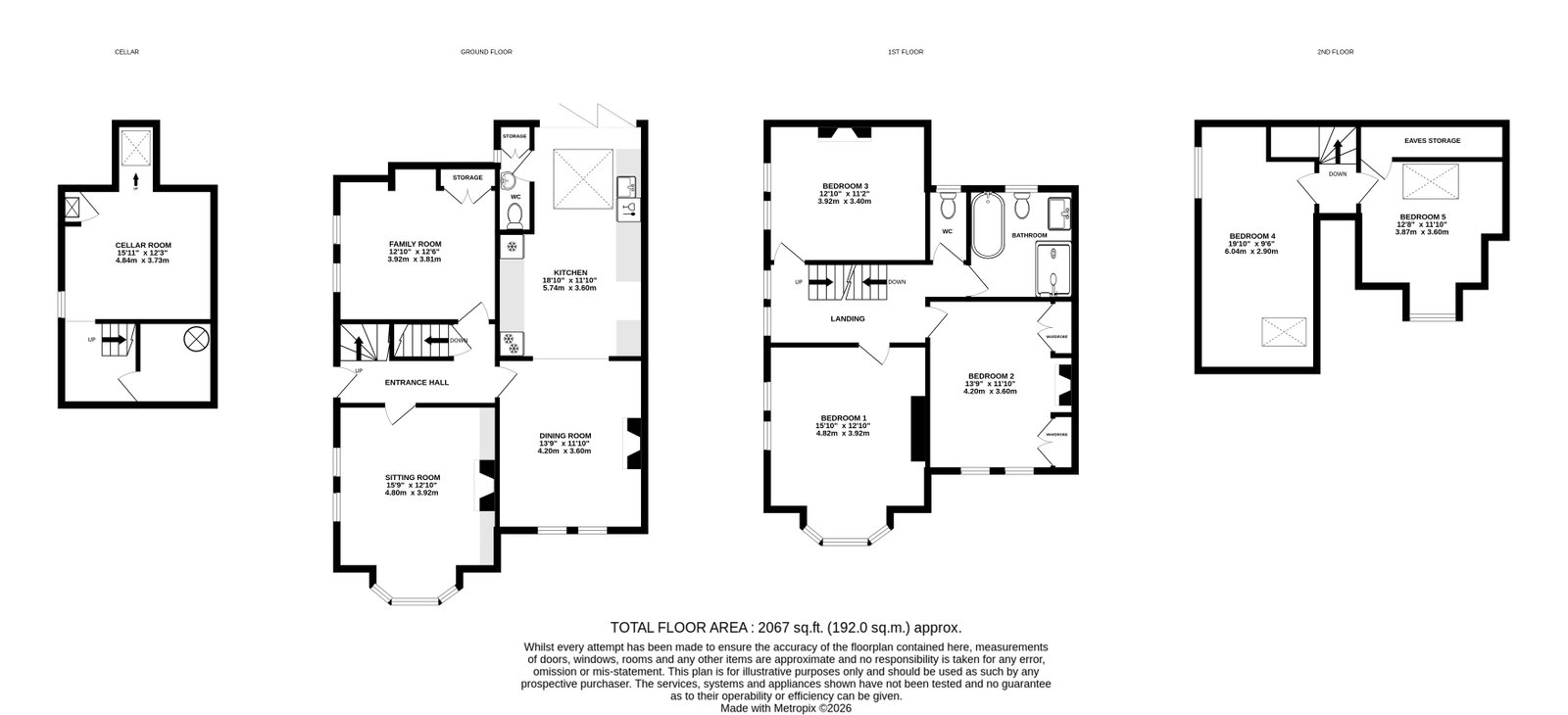 13, Harold Street, Hereford floorplan