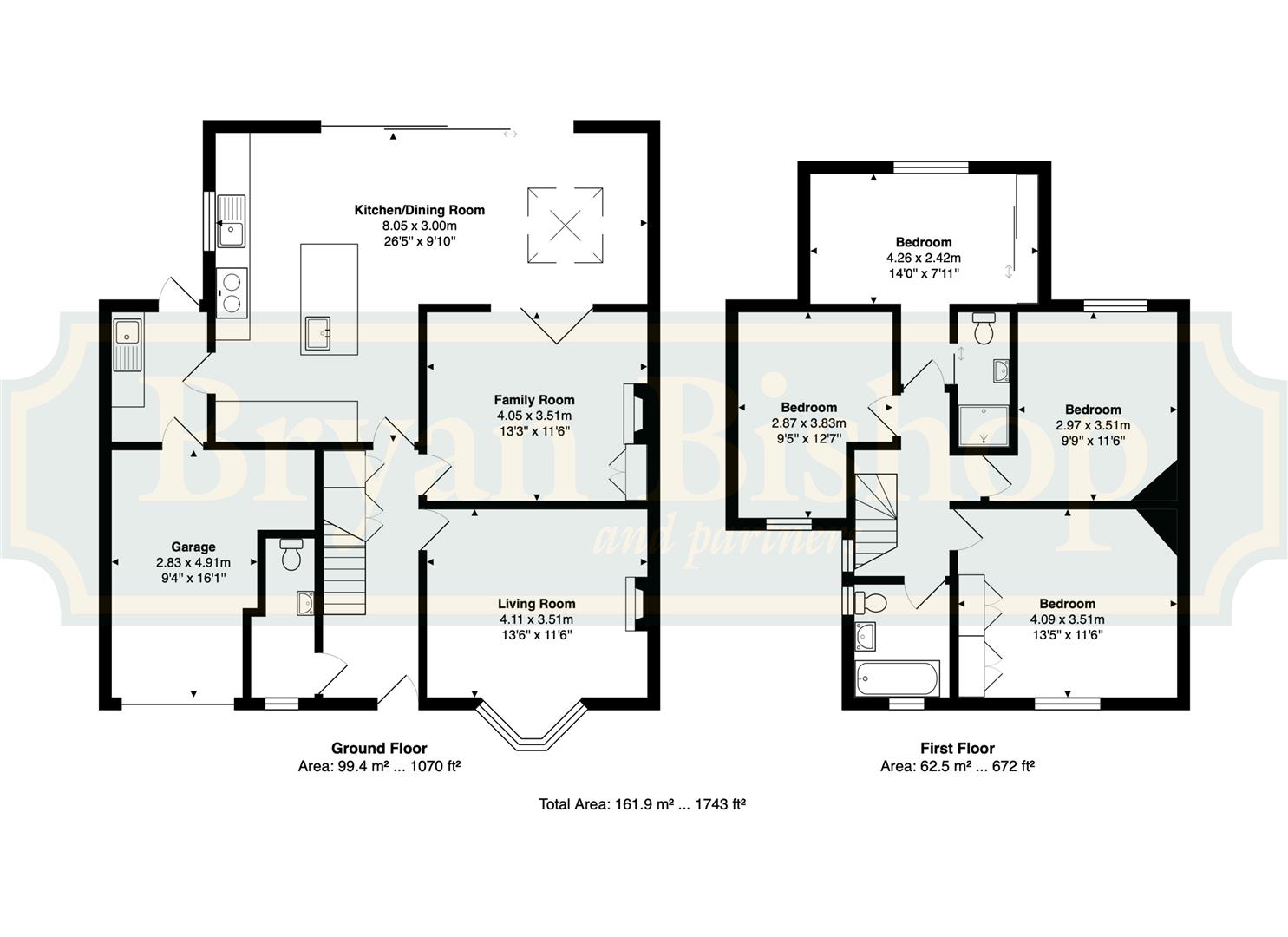 123, Handside Lane, Welwyn Garden City floorplan