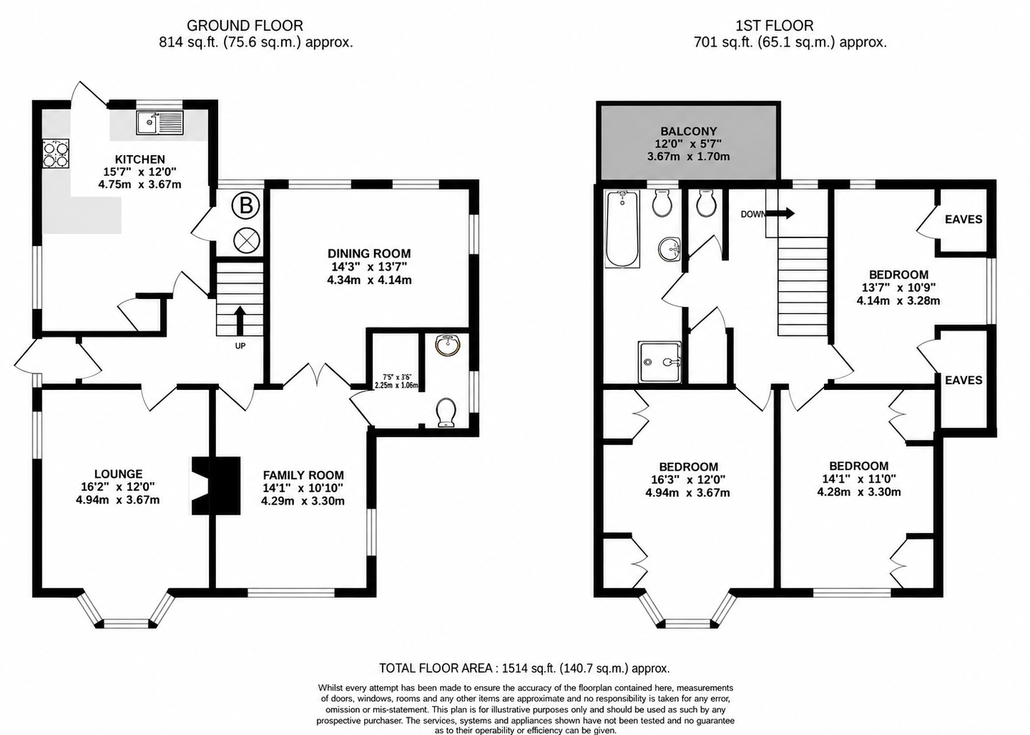 Meadway, Barnet floorplan