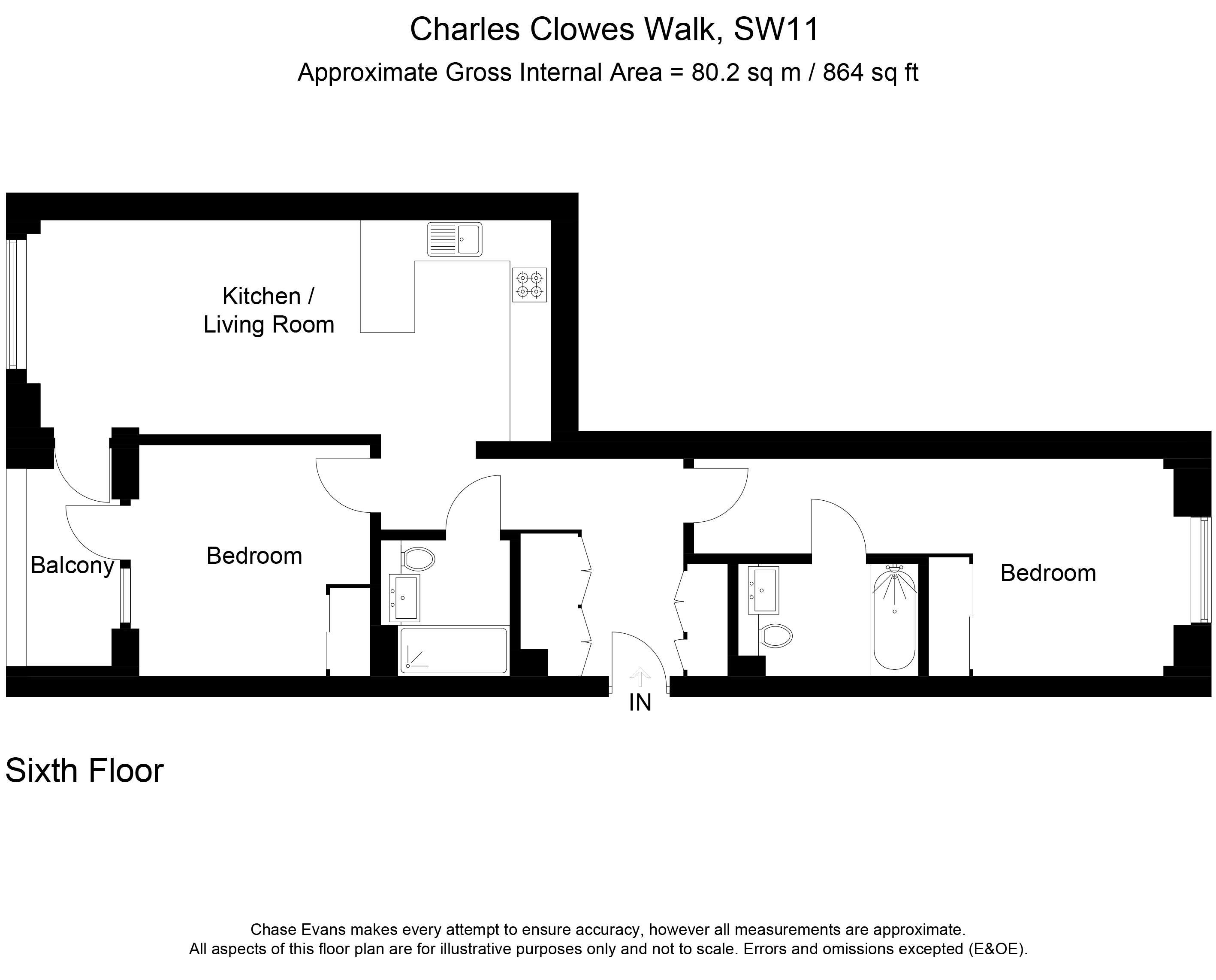 2 Bedrooms Flat to rent in Thornes House, The Residence, Nine Elms SW11