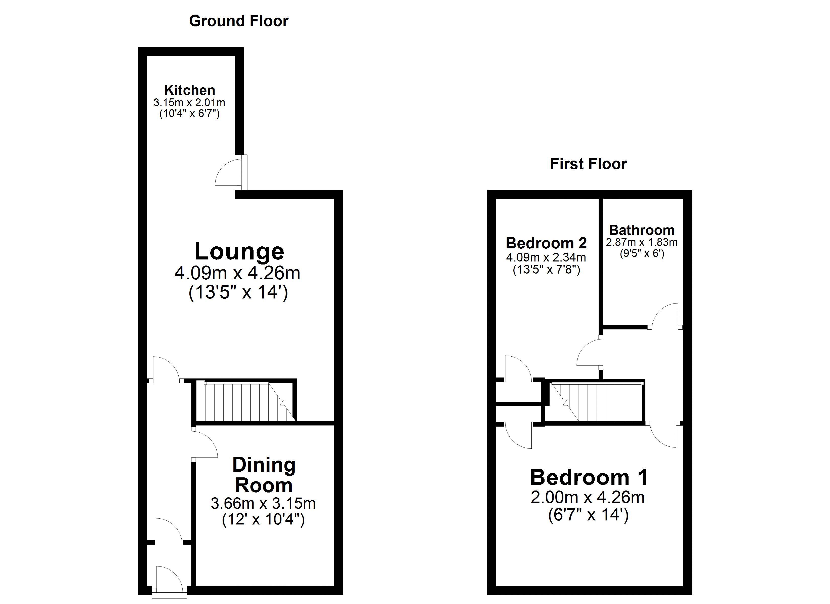 2 Bedrooms Terraced house for sale in Cambridge Street, Great Harwood, Blackburn BB6
