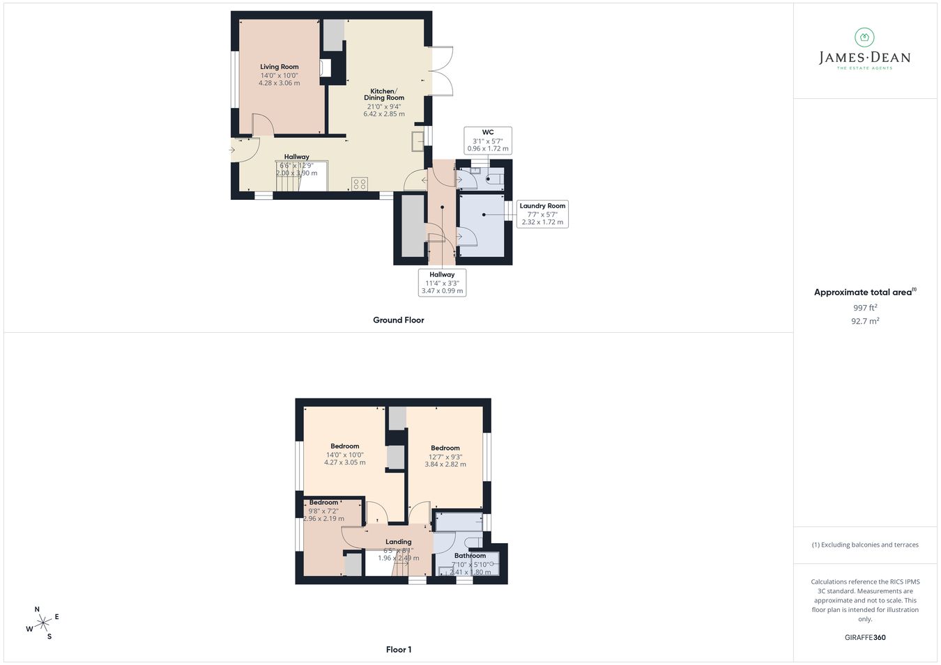 61, Three Crosses Road, Ross-on-Wye floorplan